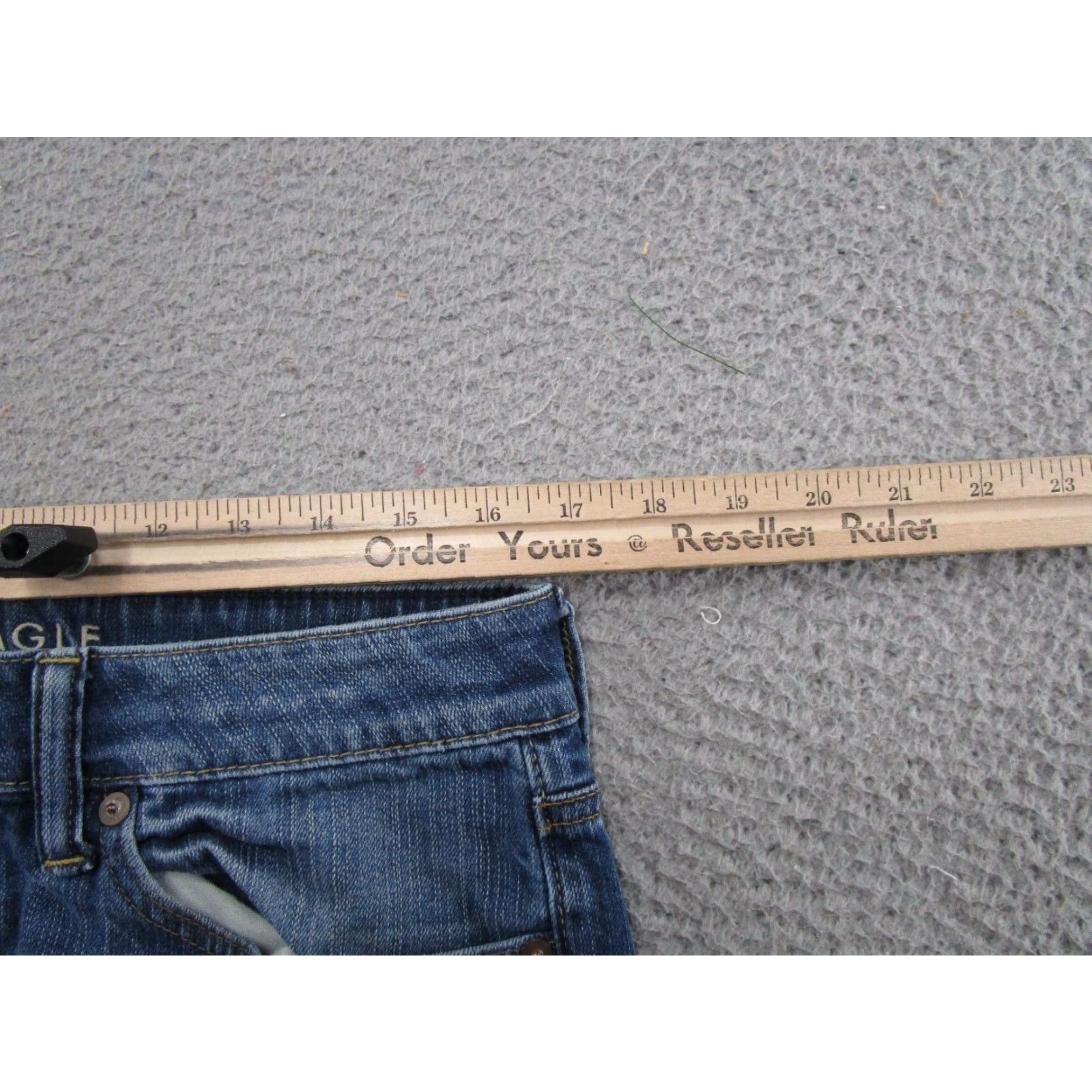 American Eagle Outfitters American Eagle Flex Relaxed Straight Leg Blue Jeans 32x32 34x30 Work Size US 32 / EU 48 - 7 Thumbnail