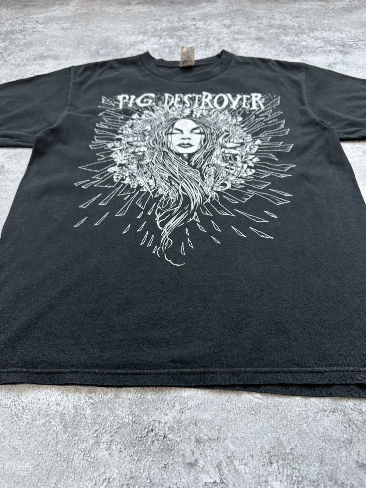 Band Tees Pig Destroyer T-Shirt Band Tees Faded Black Size US L / EU 52-54 / 3 - 7 Thumbnail