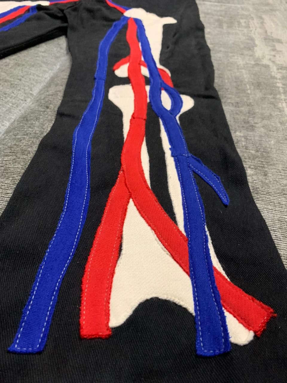 Zara Zara Cloverleaf Rework Pants hand made product Size US 32 / EU 48 - 7 Thumbnail