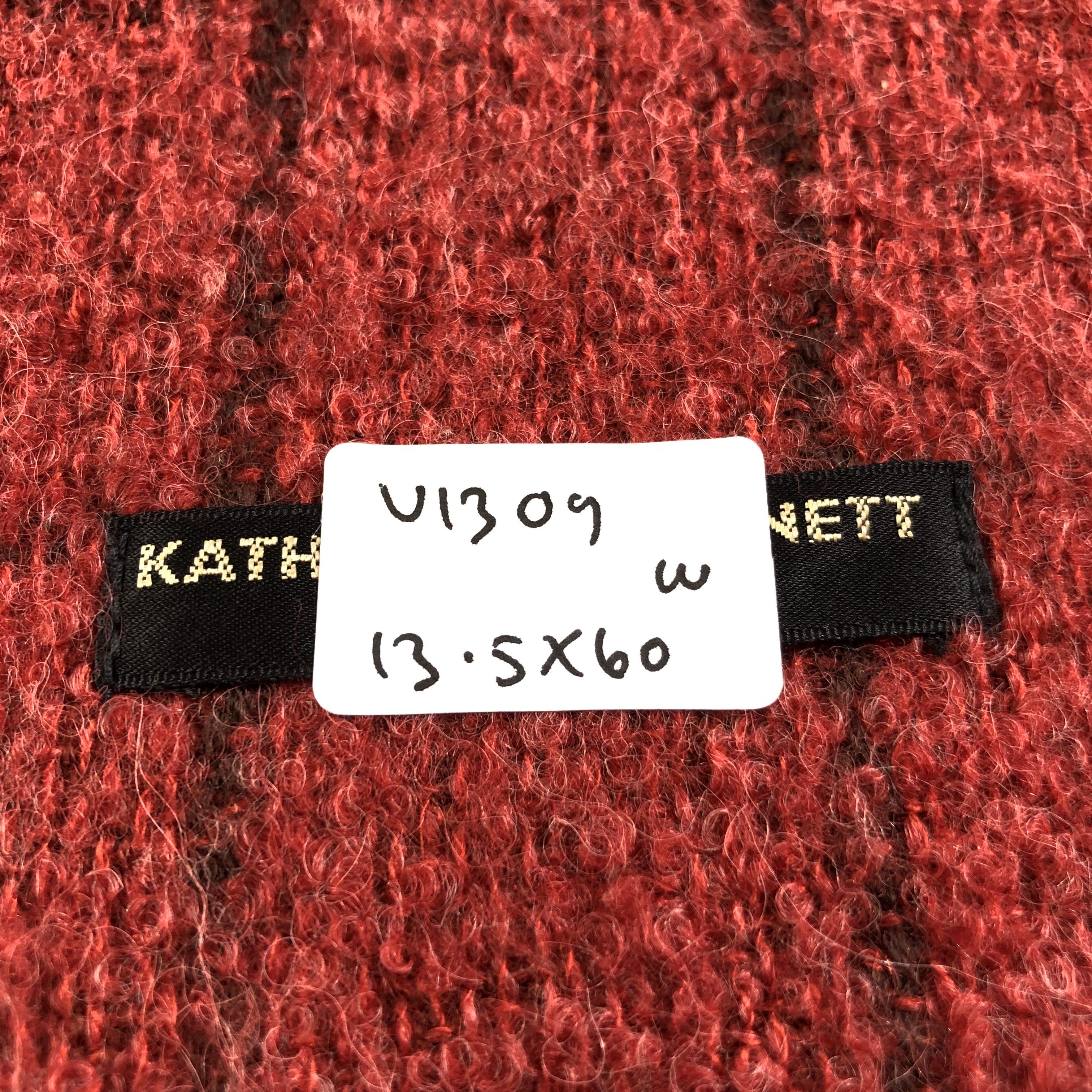 Katharine Hamnett London Wool Scarf Muffler V1309