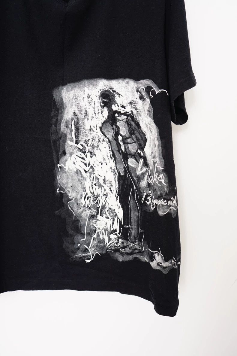 Yohji Yamamoto Yohji Yamamoto Yohji Yamamoto Printed Short Sleeve T-Shirt Size US L / EU 52-54 / 3 - 5 Thumbnail