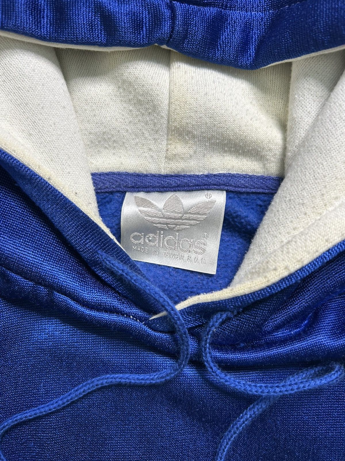 Adidas Vintage 60s/70s Adidas Tri Tone Hoodie Size US M / EU 48-50 / 2 - 3 Thumbnail