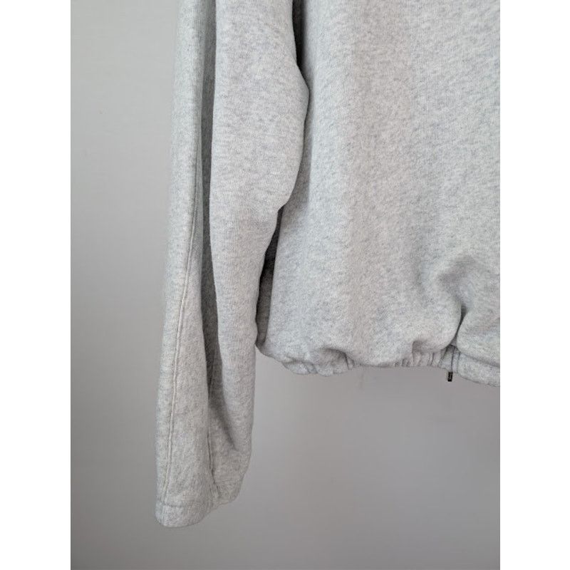 Jacquemus o1rshd1 Oversized Zip-Up Torneo Hoodie in Athletic Club Grey Size US XL / EU 56 / 4 - 16 Thumbnail