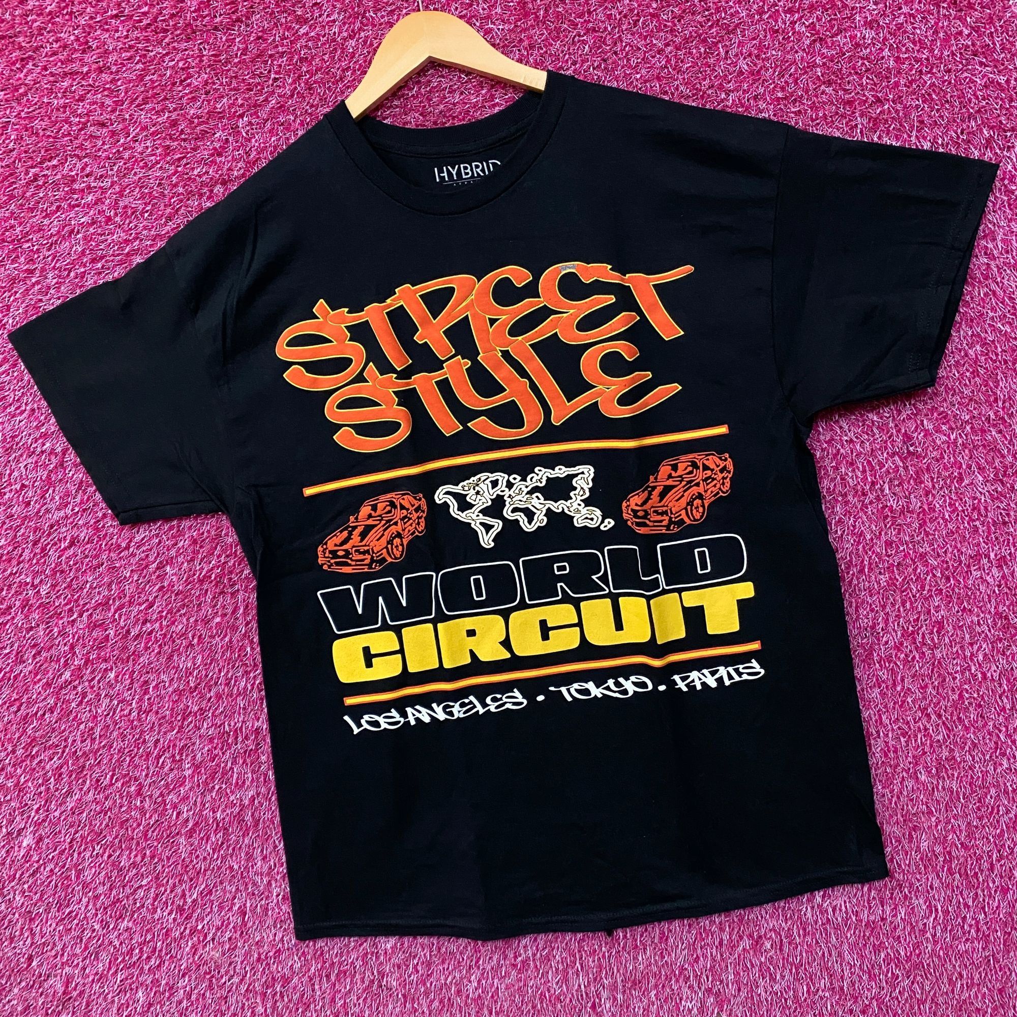 Other Hybrid Street Style World Circuit Graphic T-Shirt Large Size US L / EU 52-54 / 3 - 3 Thumbnail