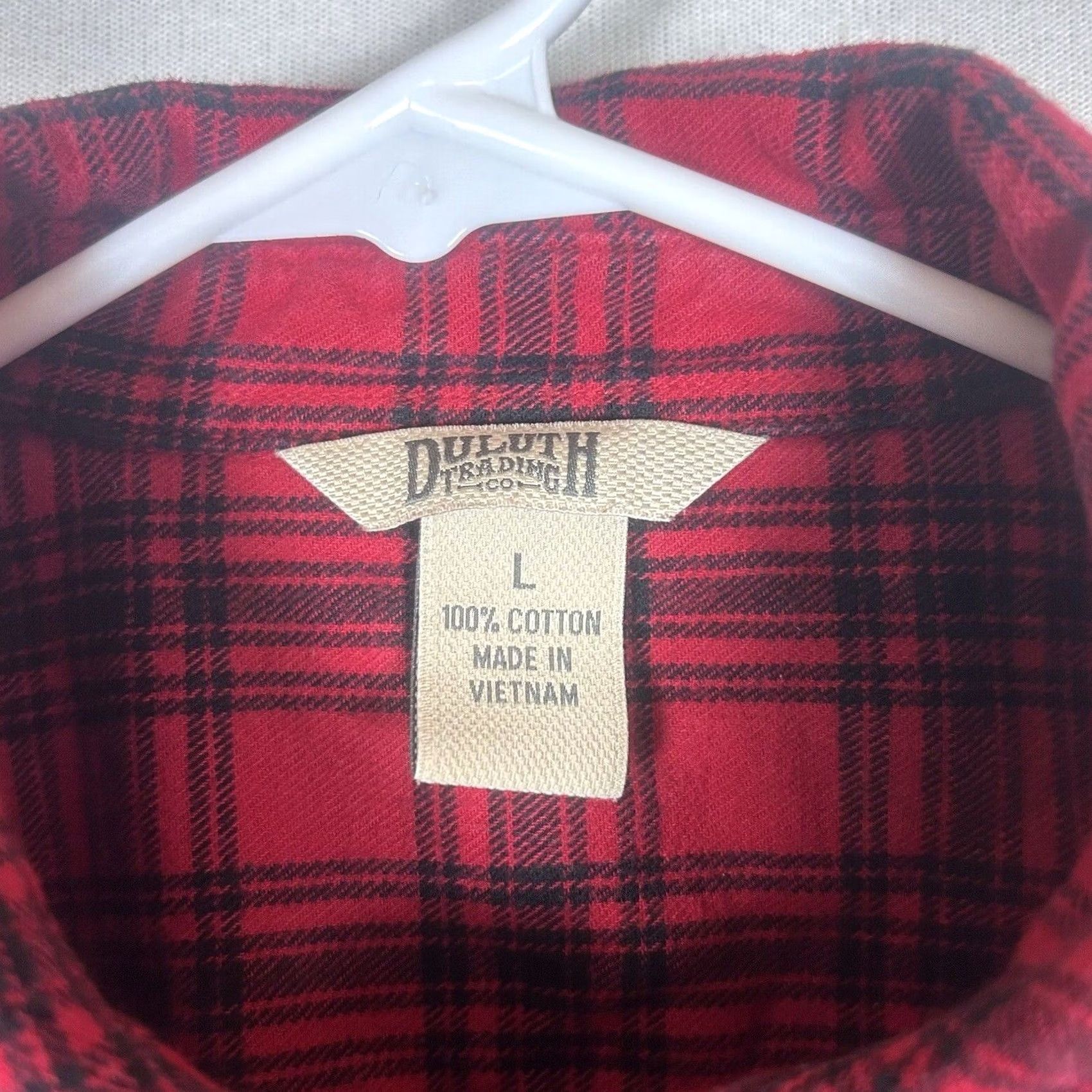 Vintage Duluth Plaid Long Sleeve Button-Up Shirts Mens Size L Red L/S Size US L / EU 52-54 / 3 - 3 Thumbnail