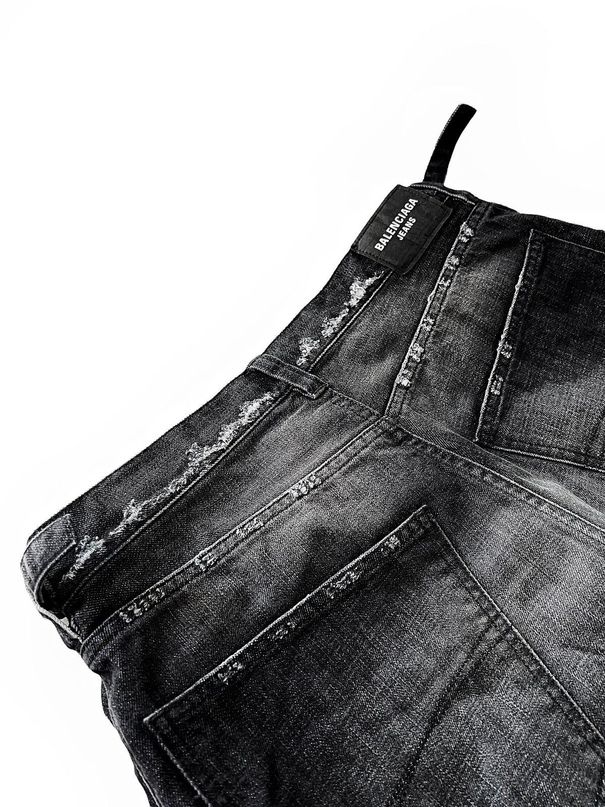 Balenciaga SS22 Destroyed Super Baggy Skater Denim Size US 34 / EU 50 - 10 Thumbnail