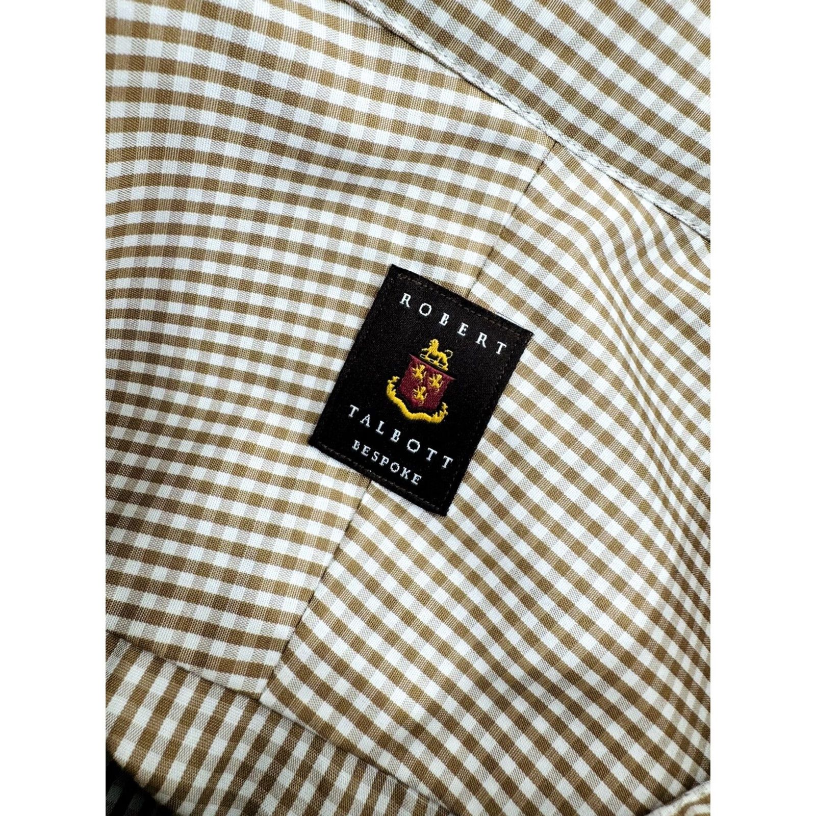 Robert Talbott Robert Talbott Shirt Mens 19 / 38 Brown Bespoke NEW TAGS Big Tall Check Plaid Size US XXL / EU 58 / 5 - 6 Thumbnail
