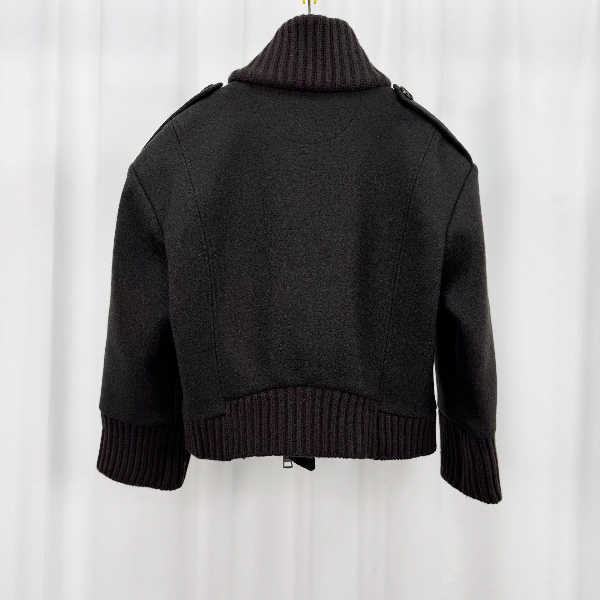 Burberry Burberry Zipper Wool Short Jacket M 99 New Size M / US 6-8 / IT 42-44 - 2 Thumbnail