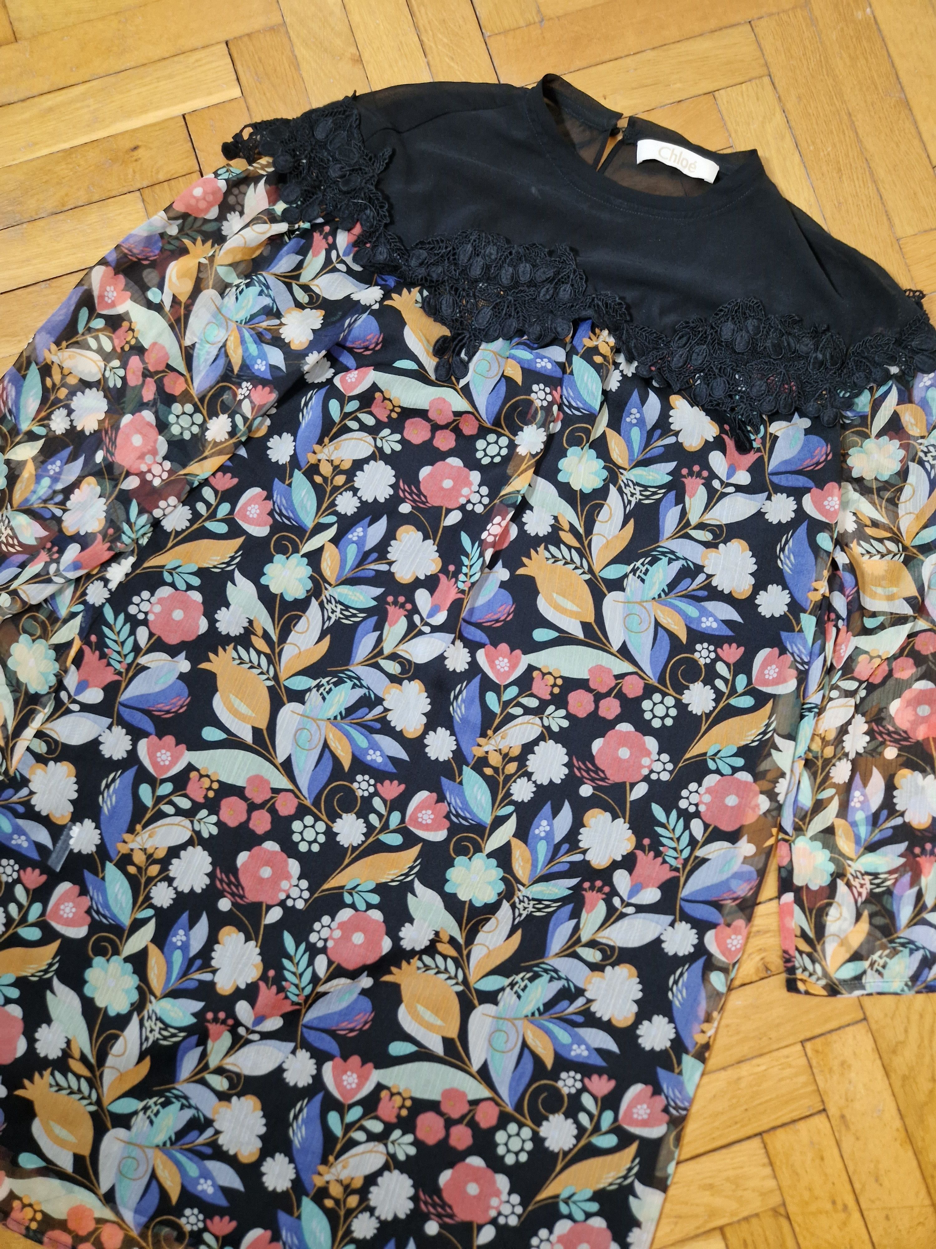 Chloe Chloe silk floral dress Size M / US 6-8 / IT 42-44 - 9 Thumbnail