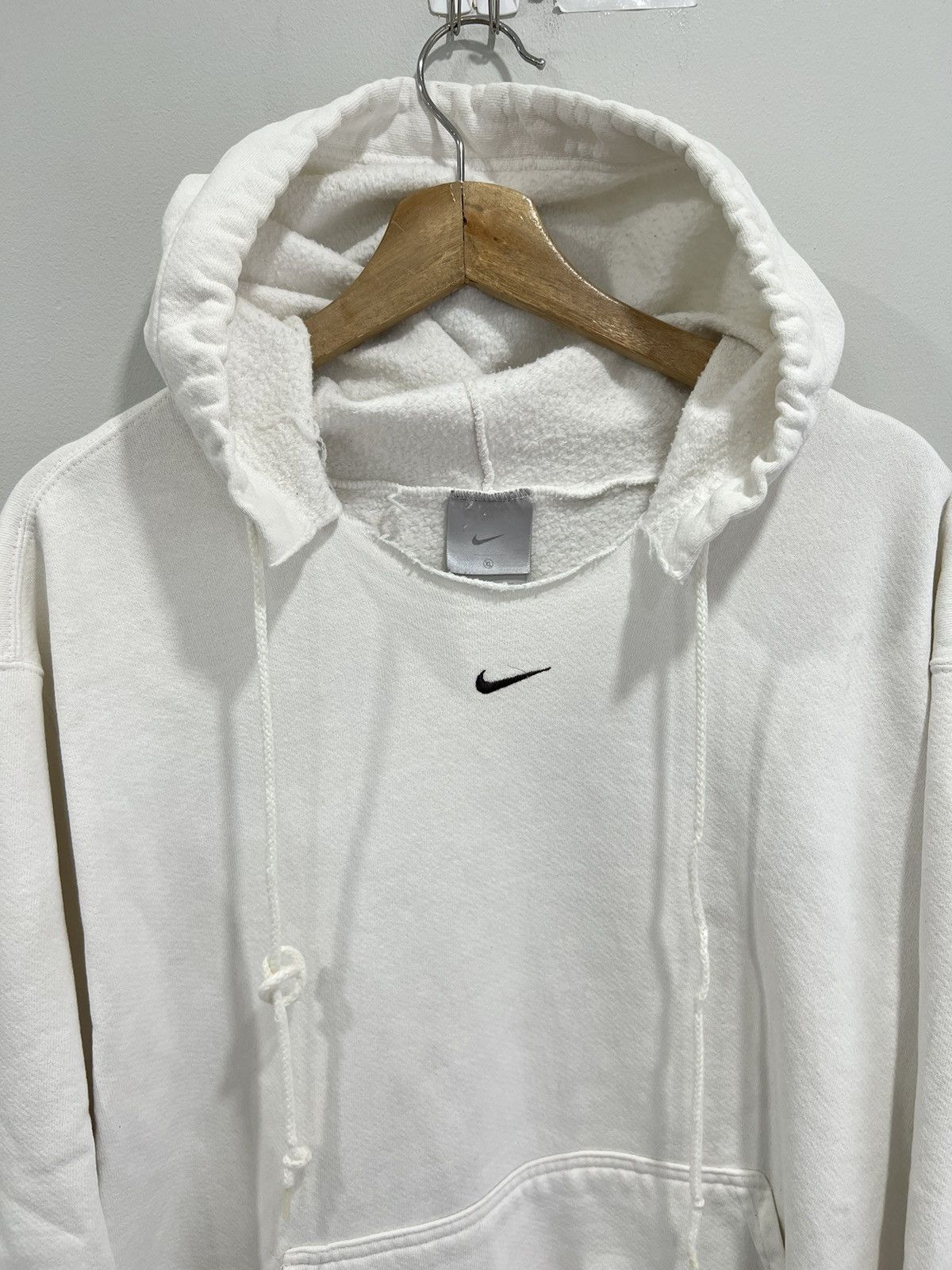 Nike Vintage Nike Center Swoosh Hoodie Sweater sweatshirt Size US XL / EU 56 / 4 - 2 Thumbnail