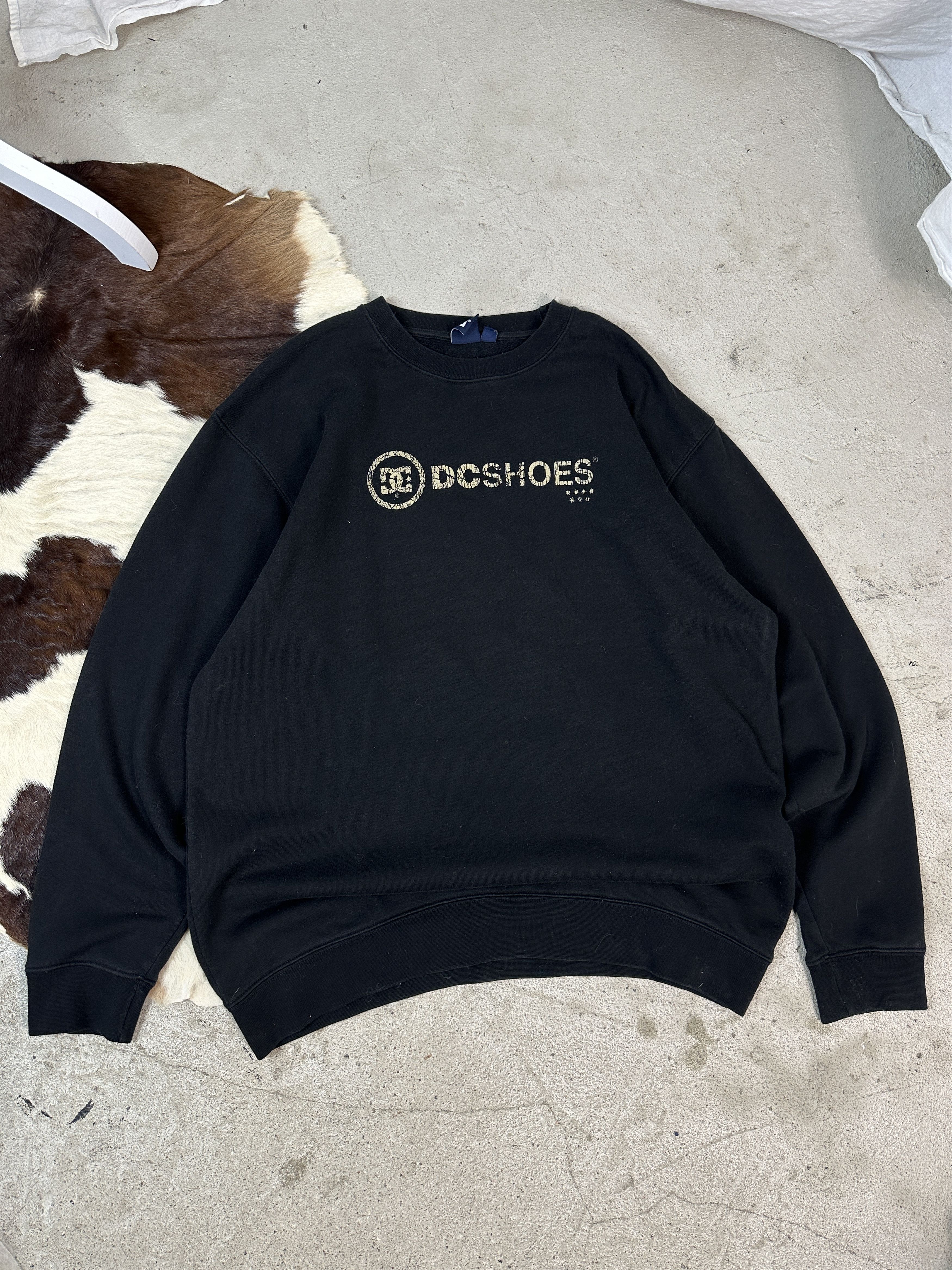 Vintage DC Shoes Jumper Size US L / EU 52-54 / 3 - 1 Thumbnail