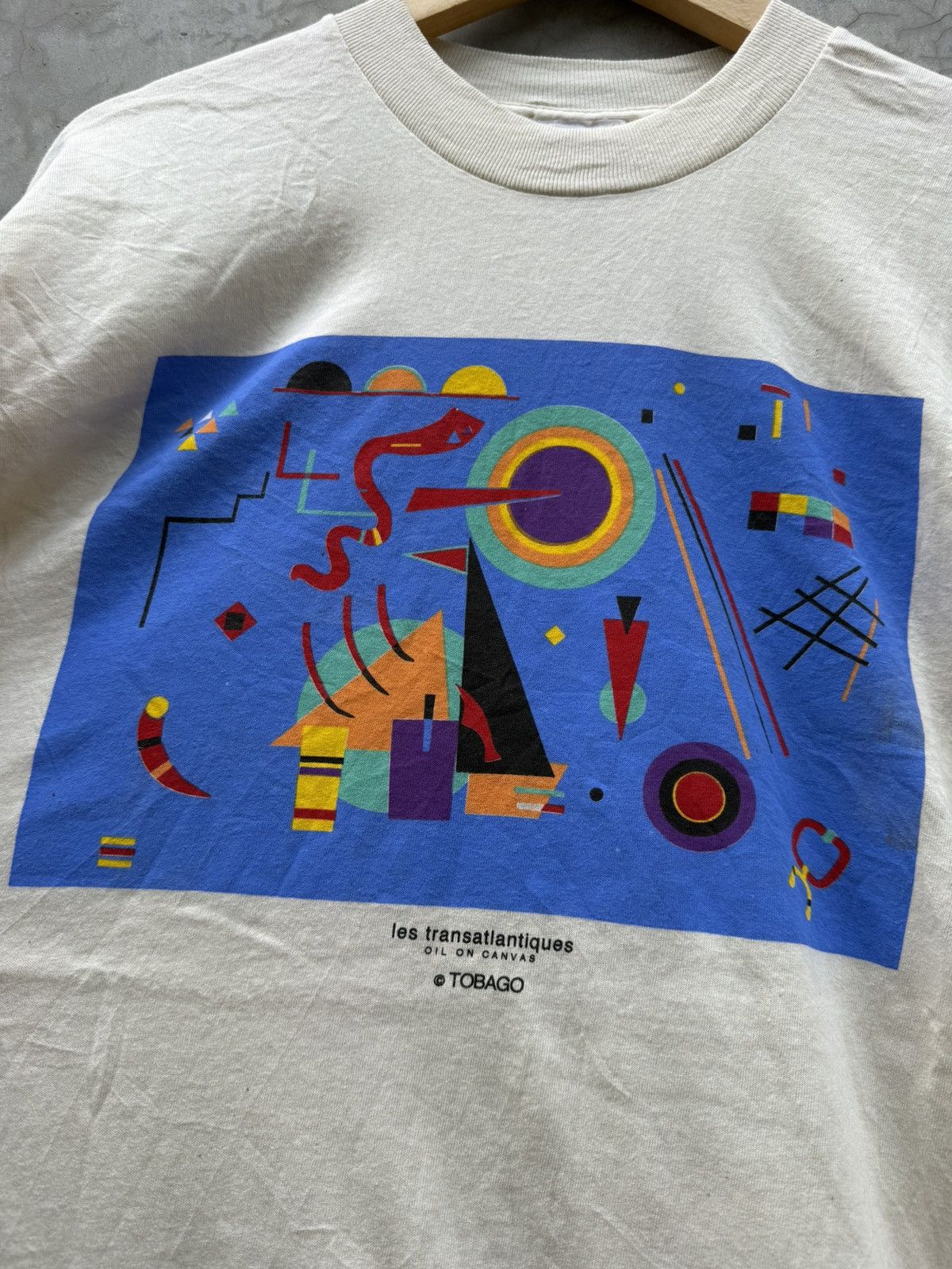 Vintage Rare Vintage90s art te”WASSILY KANDINSKY” Size US XL / EU 56 / 4 - 2 Thumbnail