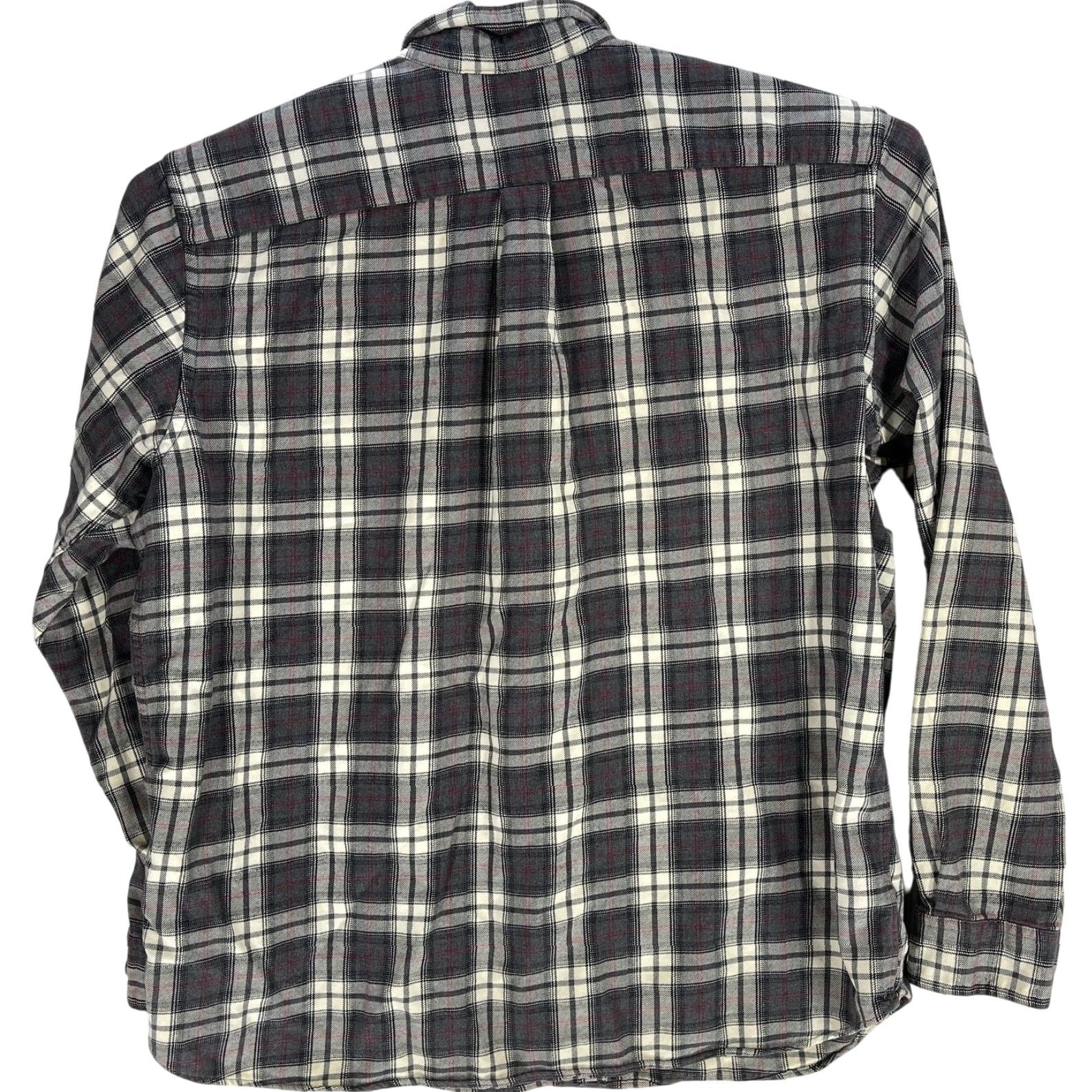 Eddie Bauer Eddie Bauer Shirt Men XL Gray White Red Plaid Long Sleeve Button-Up Casual Travel MENS Size US XL / EU 56 / 4 - 3 Thumbnail