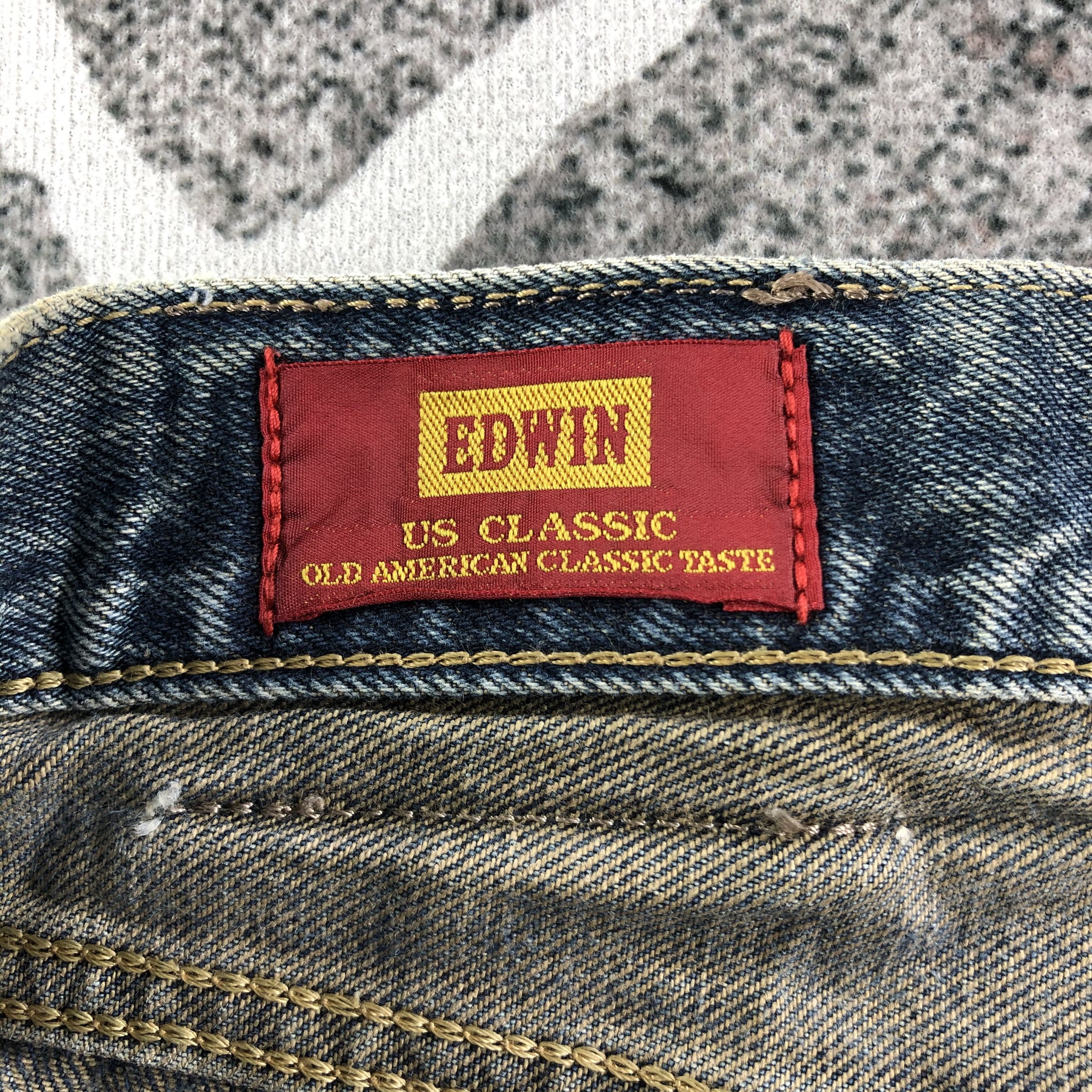 Edwin Vintage Edwin 604 Jeans Faded Blue Jeans KJ1870 Size US 32 / EU 48 - 8 Thumbnail