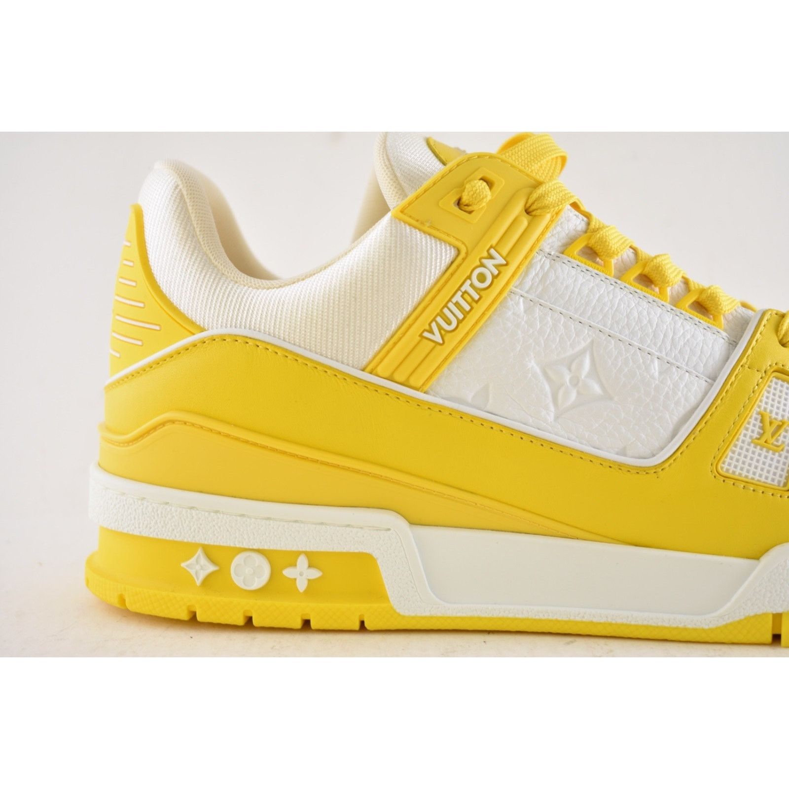 Louis Vuitton Louis Vuitton Yellow White Empreinte Leather Low Trainer Size US 9 / EU 42 - 4 Thumbnail