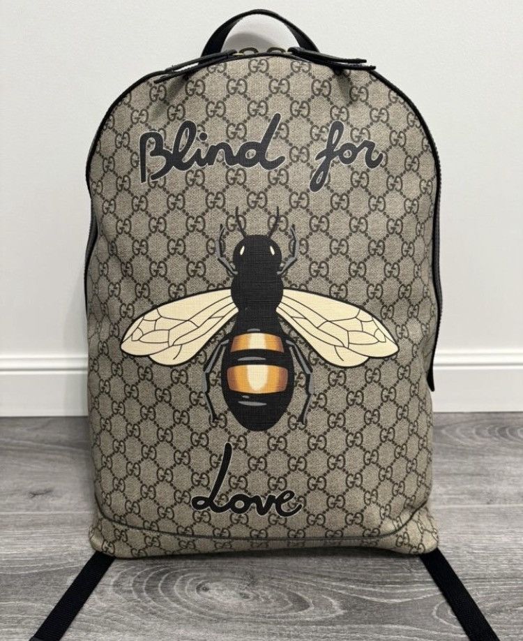 Bee backpack gucci deals