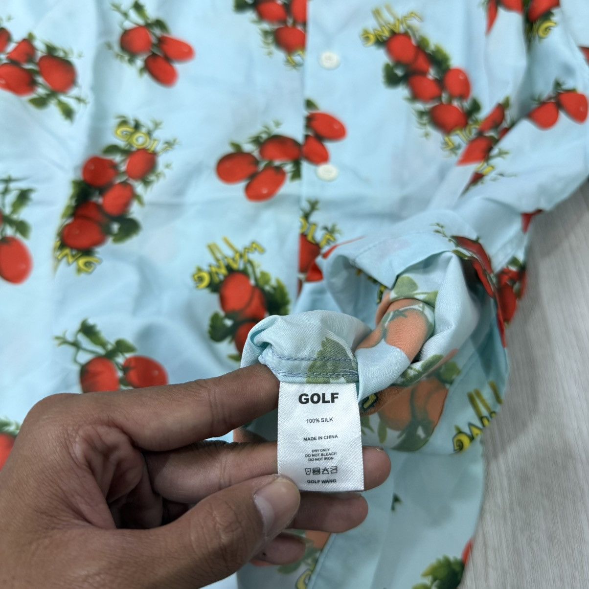 Golf Wang GOLF WANG x Tyler the Creator tomatoes button up shirt Size US L / EU 52-54 / 3 - 6 Thumbnail
