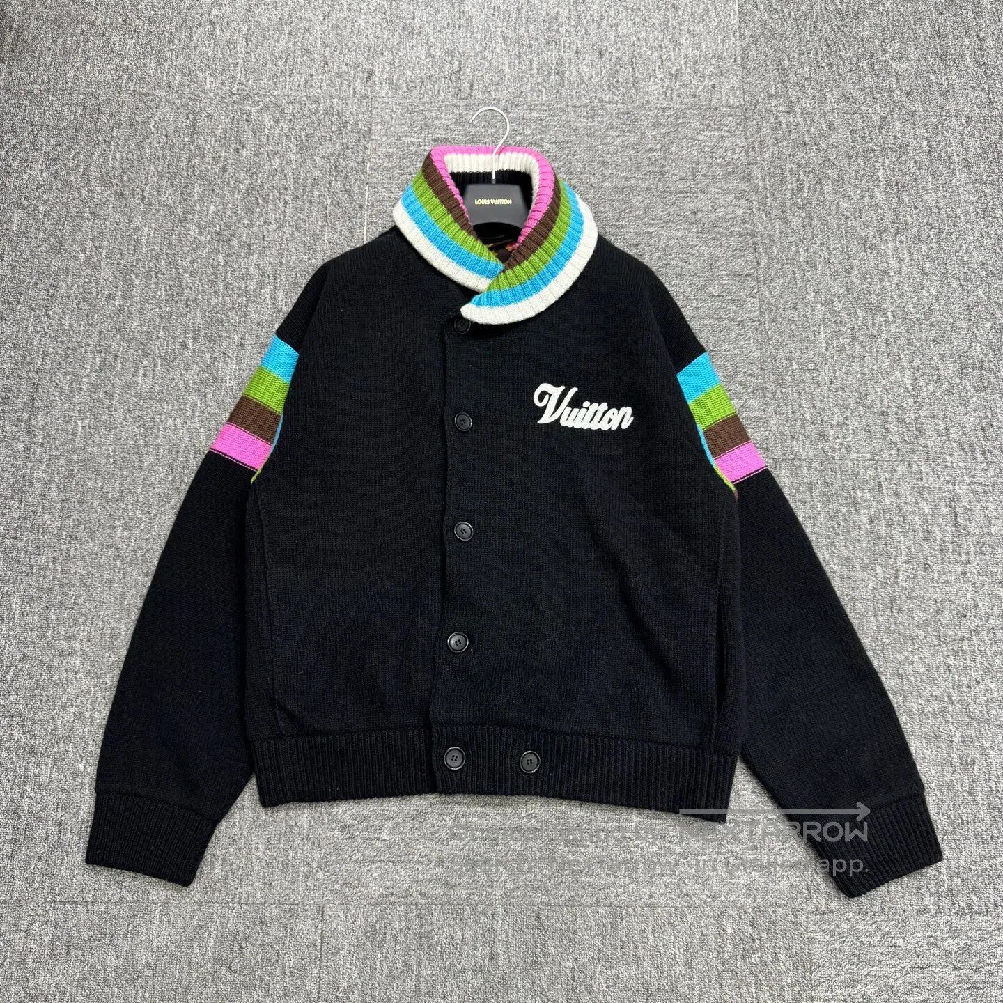 Louis Vuitton Louis Vuitton Tyler: A wool knit jacket printed with an ol Size US M / EU 48-50 / 2 - 1 Thumbnail