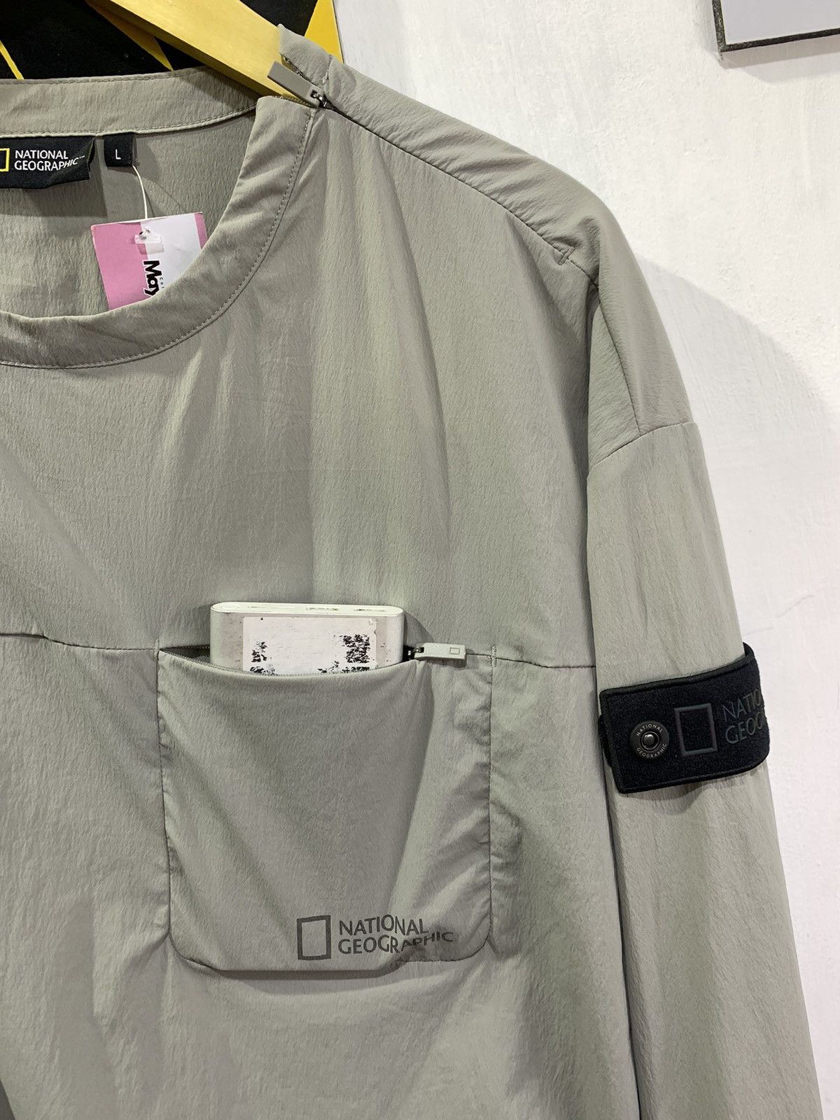 Other Men’s ALPHA Moven strech sweatshirt DUSTY GREY Size US L / EU 52-54 / 3 - 2 Thumbnail