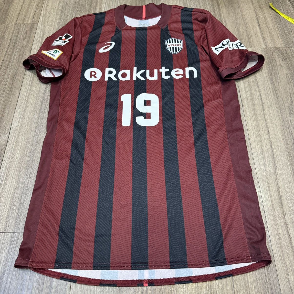 Asics Kobe vissel 2017 home shirt #19 Kazuma Size US M / EU 48-50 / 2 - 1 Thumbnail