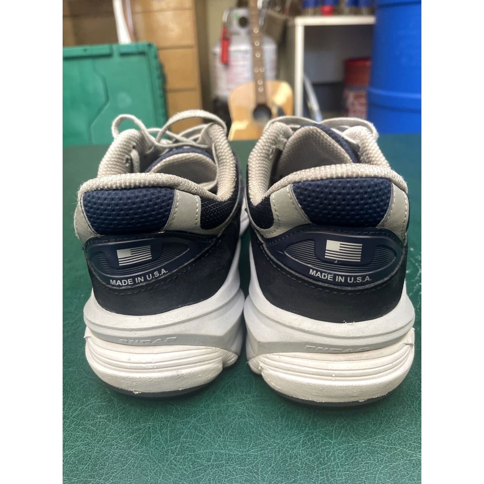 New Balance New Balance 990 v6 M990NV6 Made in USA Navy Suede Sneaker Men 12.5 US 2023 Size US 12 / EU 45 - 6 Thumbnail