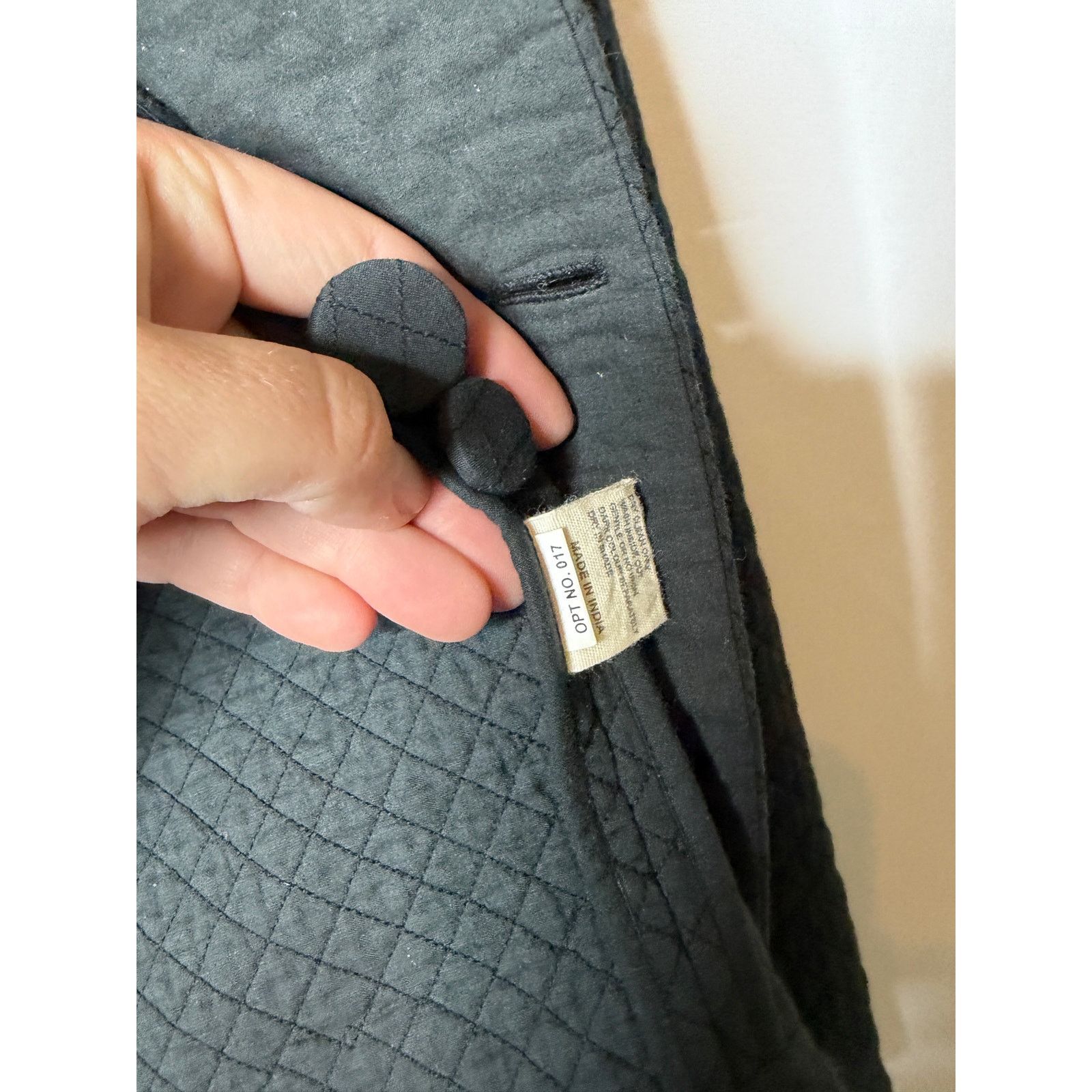 Other Egg Trading Cadiz handstitched khadi cottonJacket Black Sz S Size S / US 4 / IT 40 - 4 Thumbnail