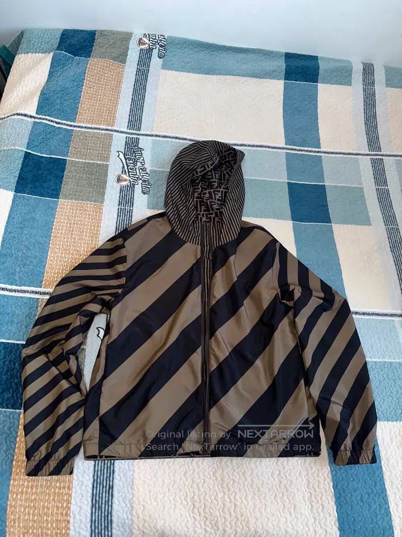 Fendi Fendi Monogram Double F Double Sided Hooded Jacket Size US S / EU 44-46 / 1 - 8 Thumbnail