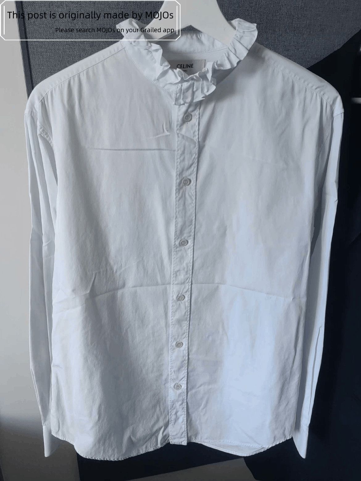 Celine Sz 39 Celine 21AW Teen Knighr Poem Shirt Size US M / EU 48-50 / 2 - 1 Thumbnail