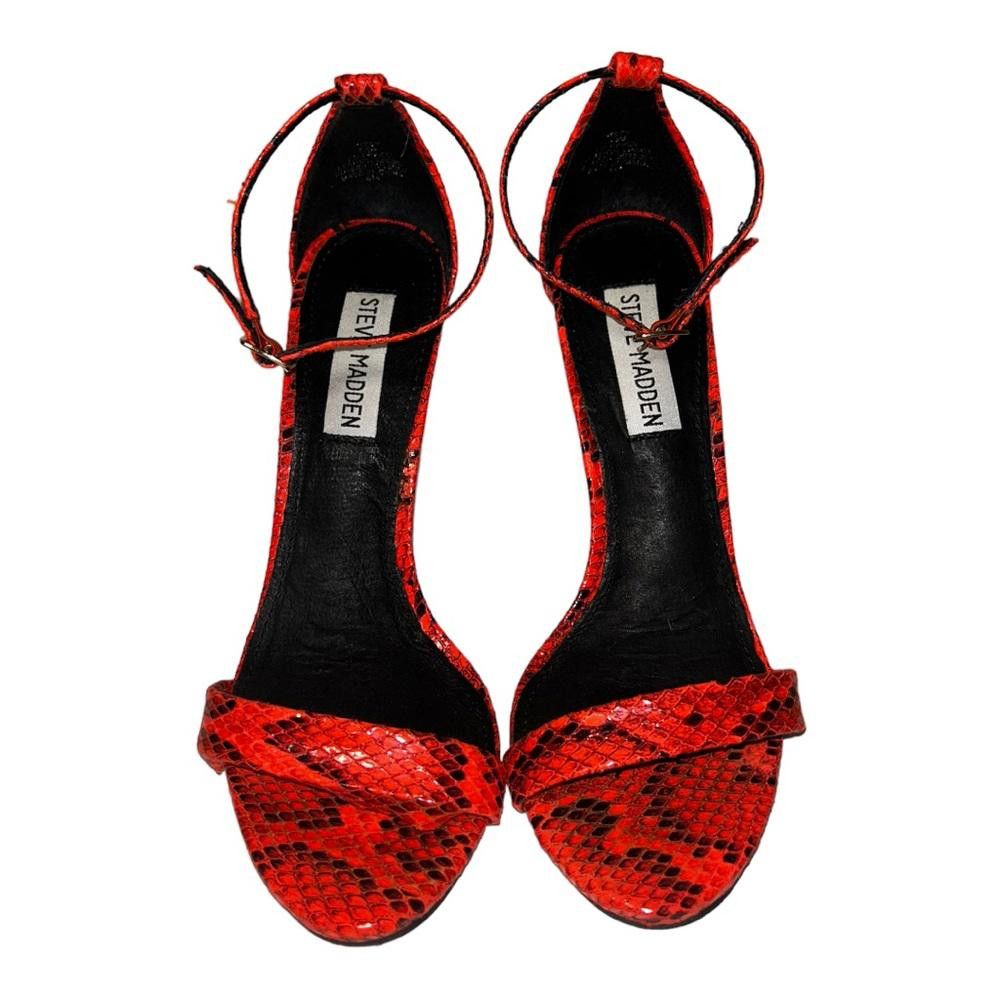 Steve Madden Steve Madden l Stecy Orange Snakeskin Heels 6.5 Size US 6.5 / IT 36.5 - 3 Thumbnail