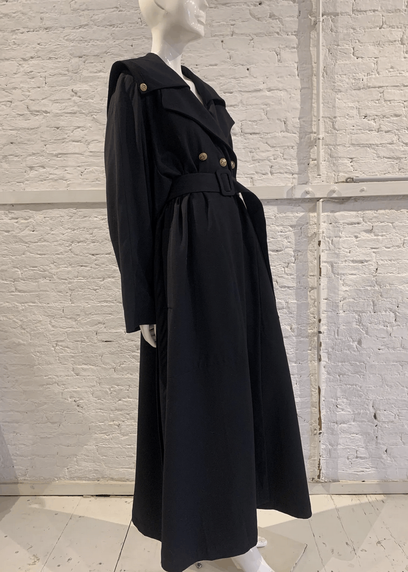 Marithe + Francois Girbaud Marithe Francois Girbaud 1990s Double Beasted Maxi Coat Size M / US 6-8 / IT 42-44 - 6 Thumbnail