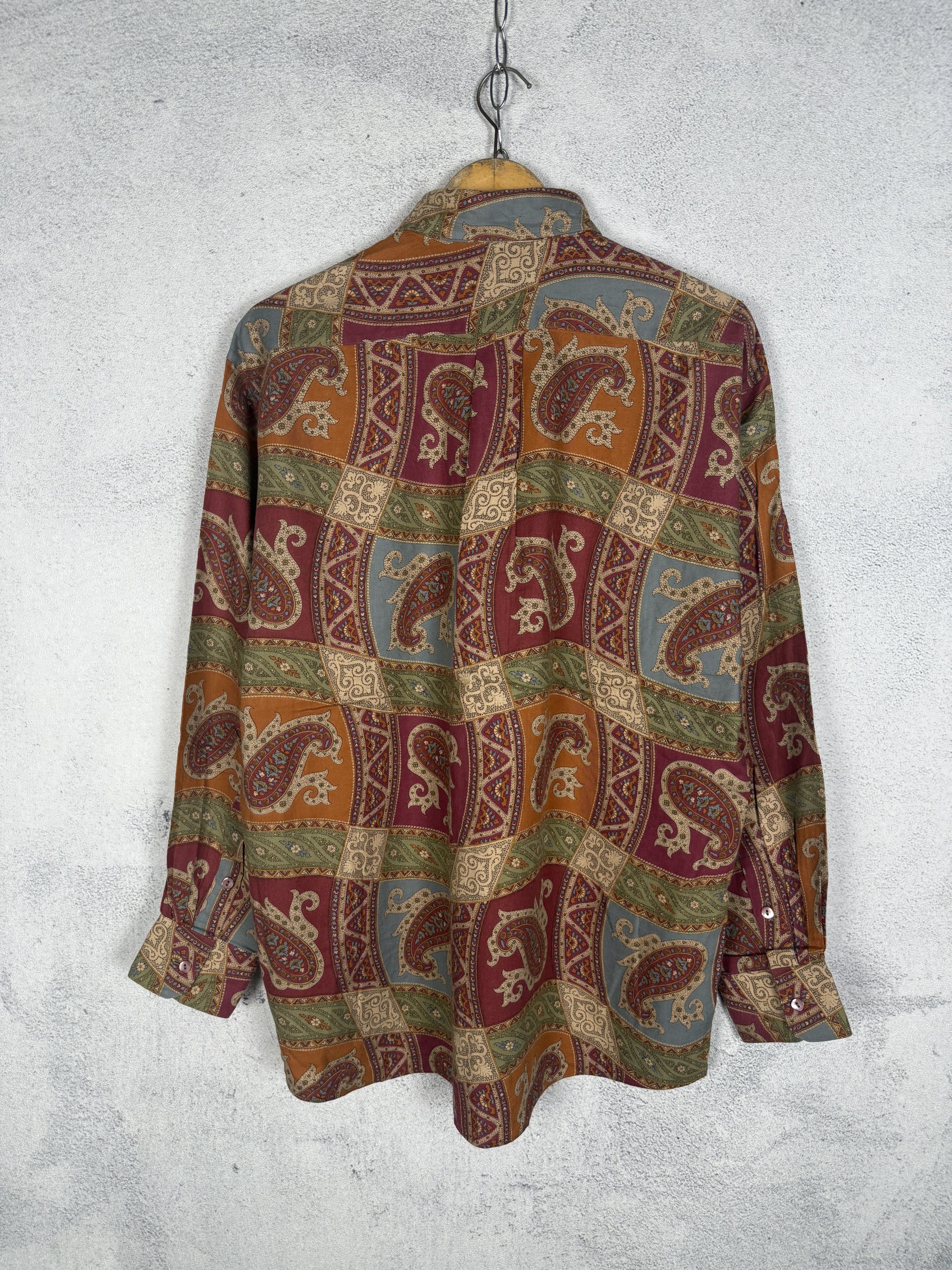 Kenzo Vintage 90s Kenzo Assymetric Shirt Size US L / EU 52-54 / 3 - 9 Thumbnail