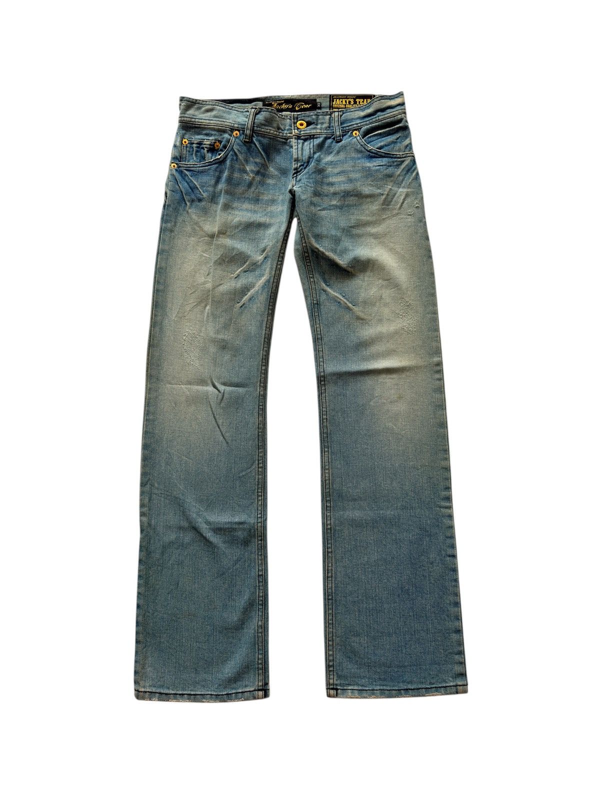 Japanese Brand BONDY MADE JACKY'S TEAR DISTRESSED JEANS Size US 28 / EU 44 - 1 Thumbnail