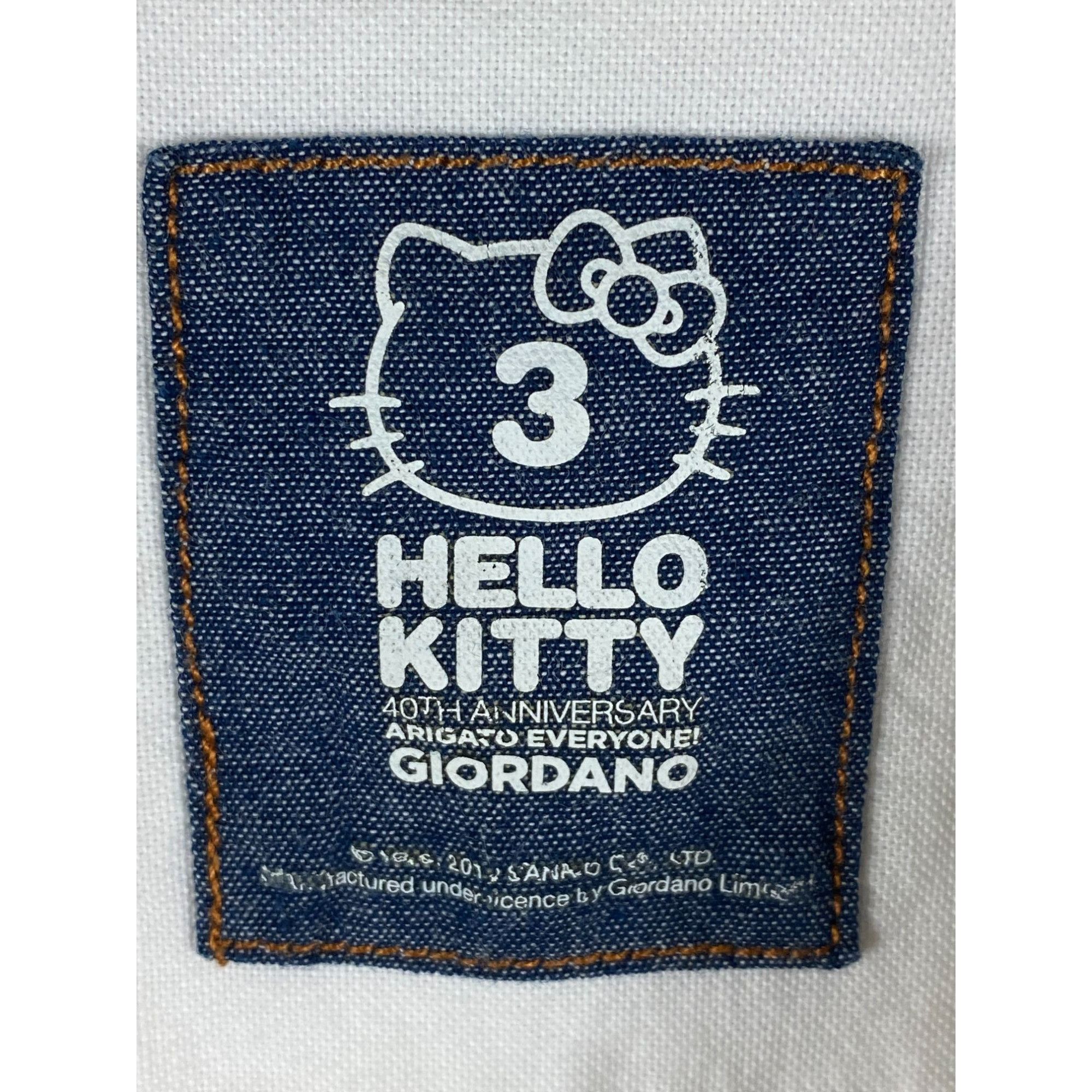 Giordano Giordano Hello Kitty 40th Anniversary Button Up Pocket Short Size M / US 6-8 / IT 42-44 - 3 Thumbnail