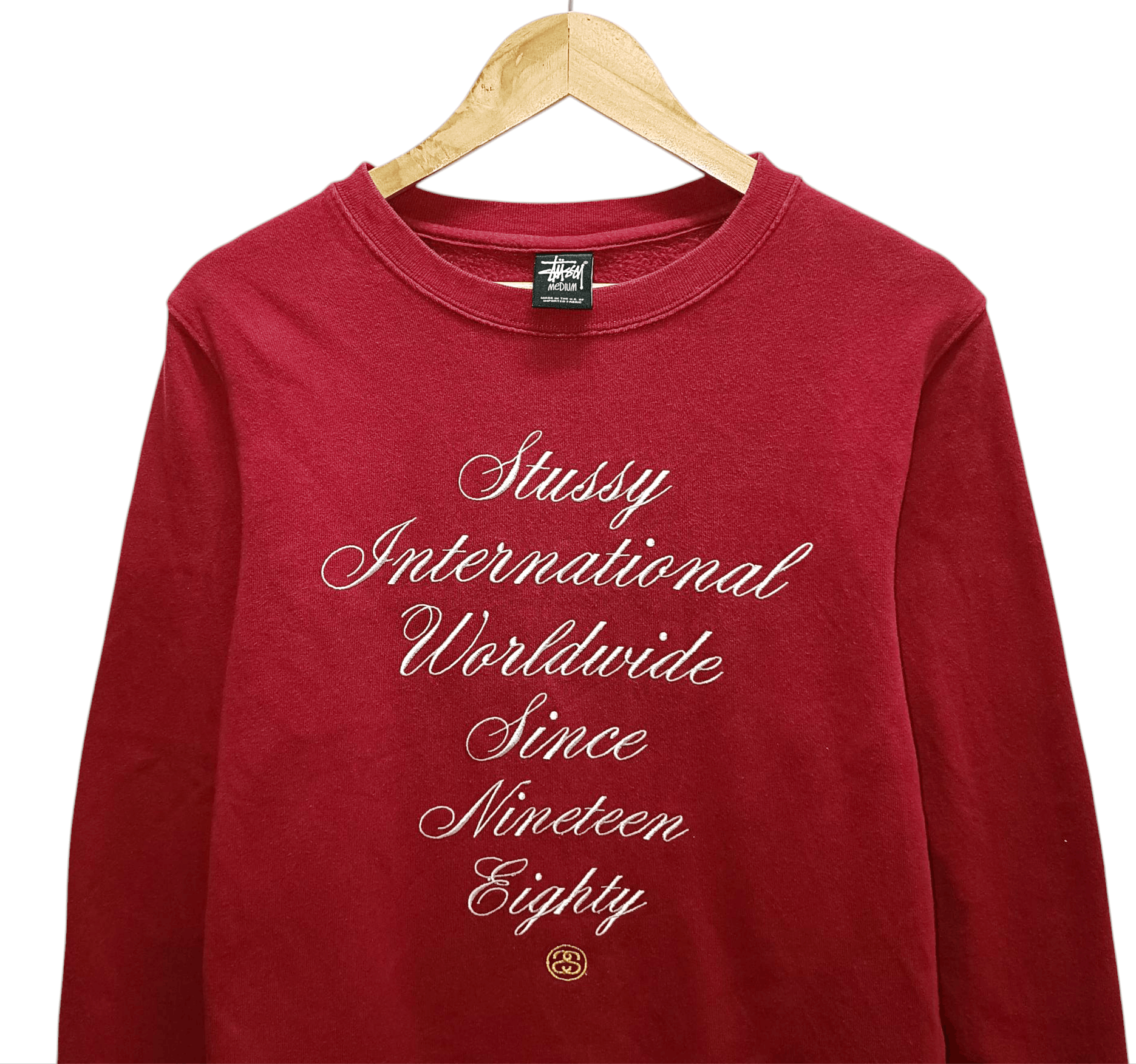 Stussy 🇯🇵 VINTAGE STUSSY JAPAN GOLDEN LOGO CREWNECK SWEATSHIRT Size US M / EU 48-50 / 2 - 2 Thumbnail