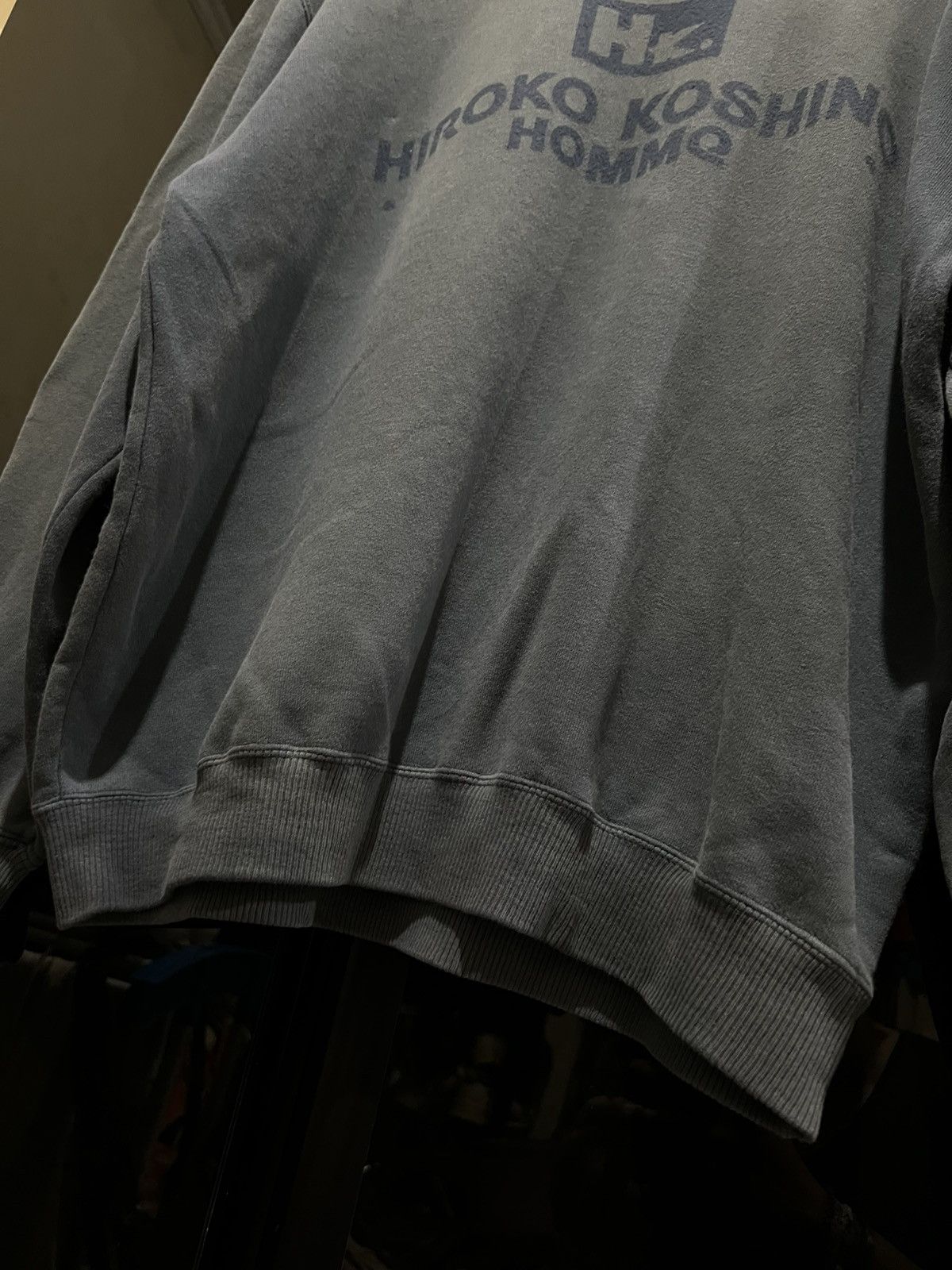 Hiroko Koshino Homme Hiroko Koshino Homme Distressed Sun Faded Grunge Sweatshirt Size US L / EU 52-54 / 3 - 8 Thumbnail
