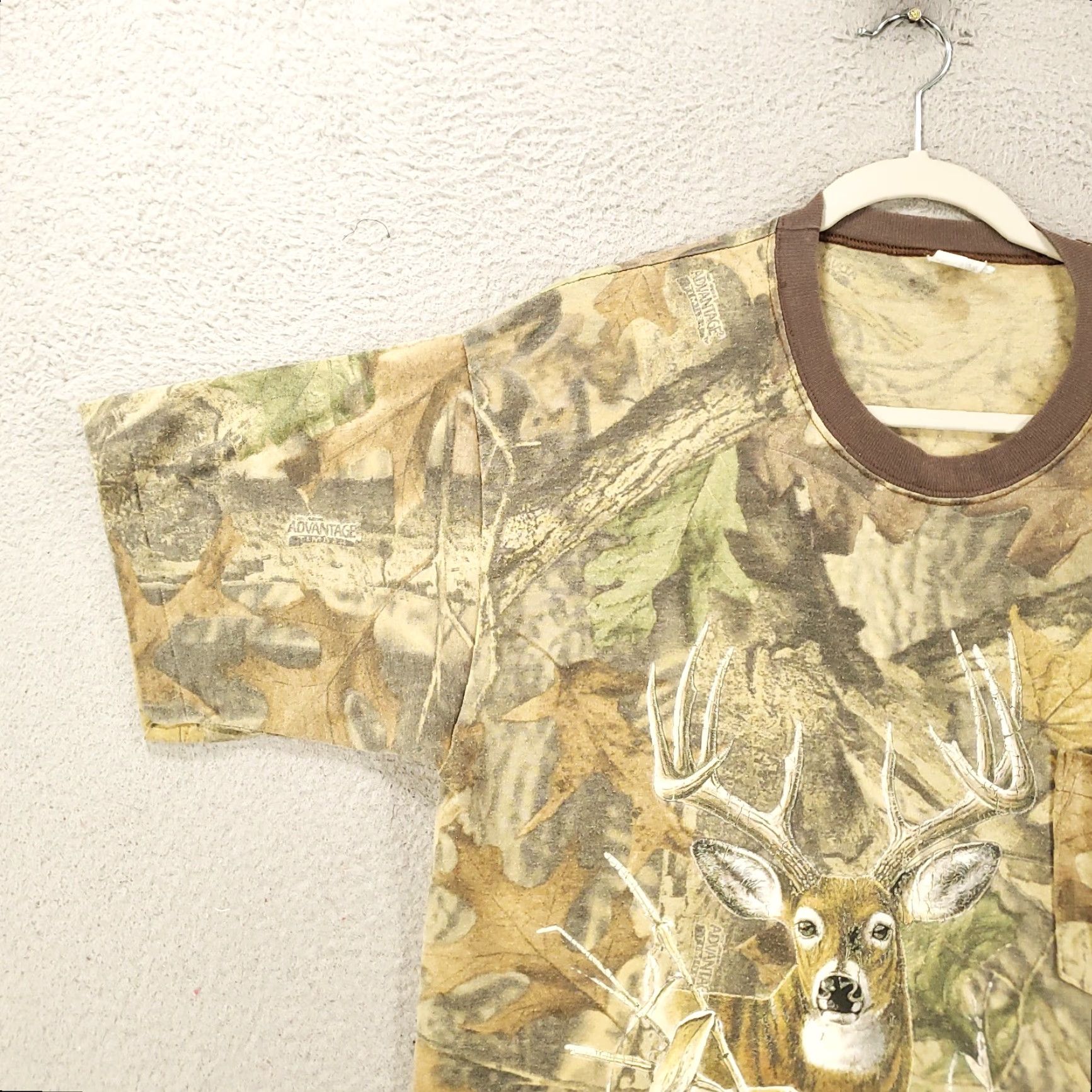 Vintage VINTAGE Ranger Shirt Mens M Camouflage Buck Deer Graphic Tee Hunting Size US M / EU 48-50 / 2 - 2 Thumbnail