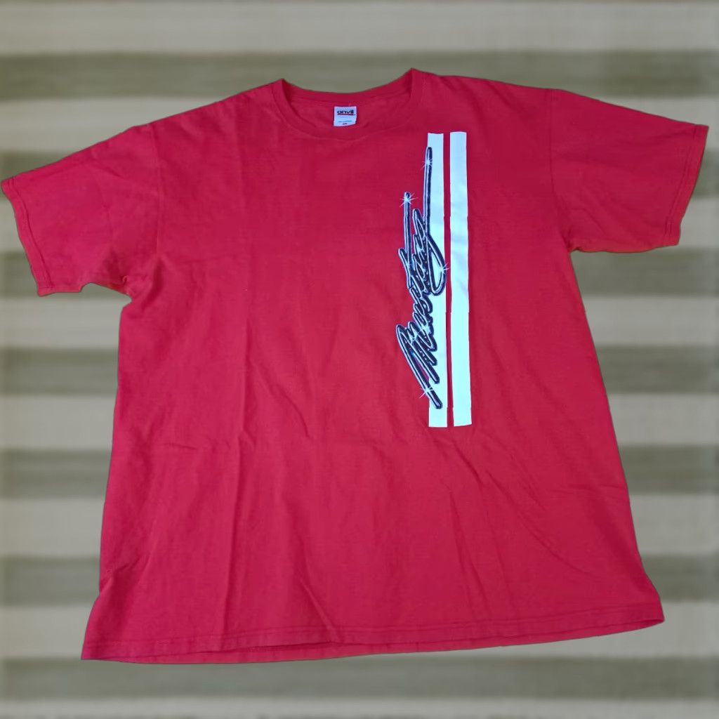 Anvil VINTAGE Ford Motors Mustang Racing Printed T-Shirt 2XL Anvil Red Unisex Adults Short Sleeve 90s Cars Classic Mens Womens Size US XXL / EU 58 / 5 - 1 Thumbnail