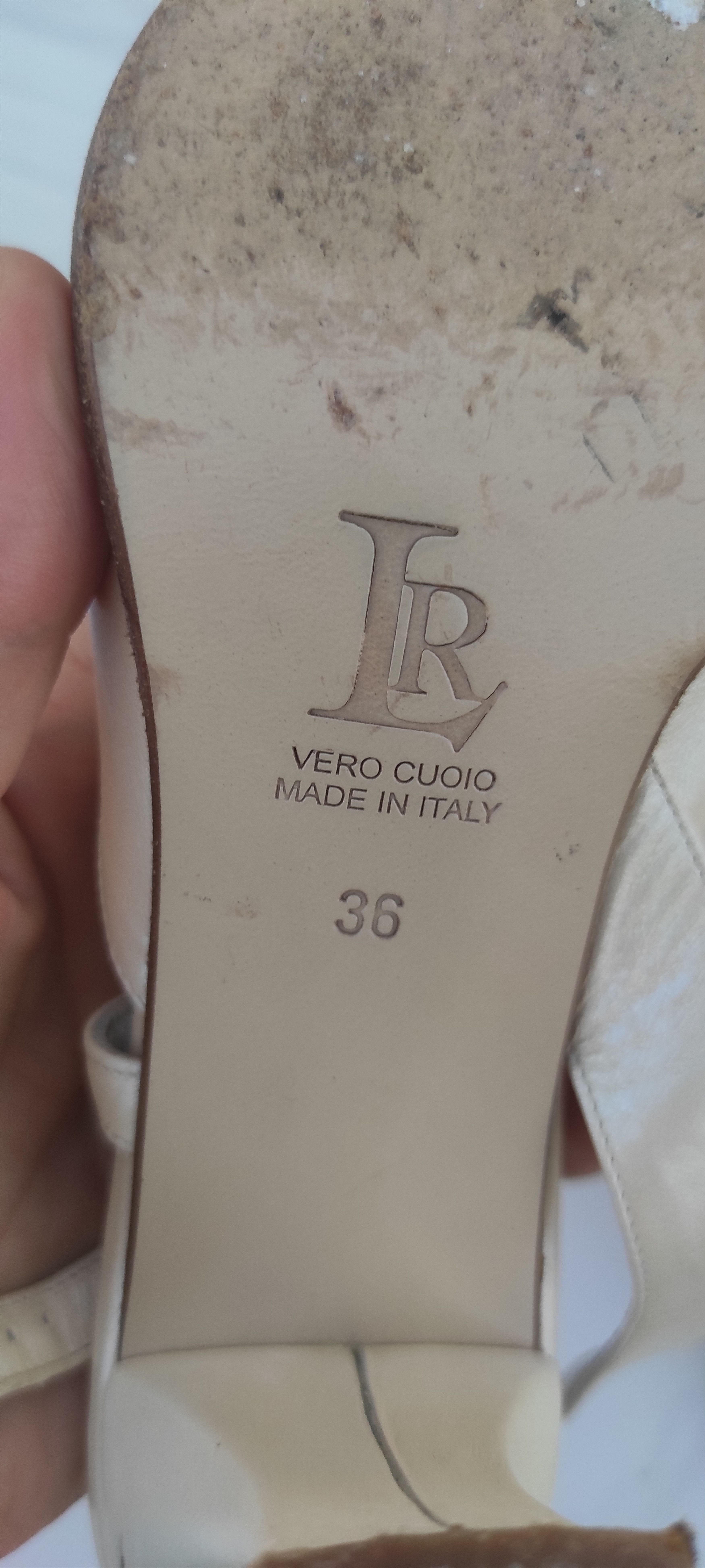 Leather Luca Renzi Slingback Wedding Leather Shoes Made Italy Size US 6 / IT 36 - 11 Thumbnail
