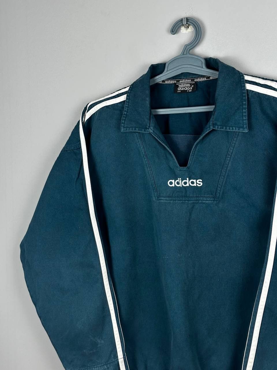 Adidas Rare Retro 90’s Adidas Vintage Cotton Anorak Jacket Size US L / EU 52-54 / 3 - 3 Thumbnail