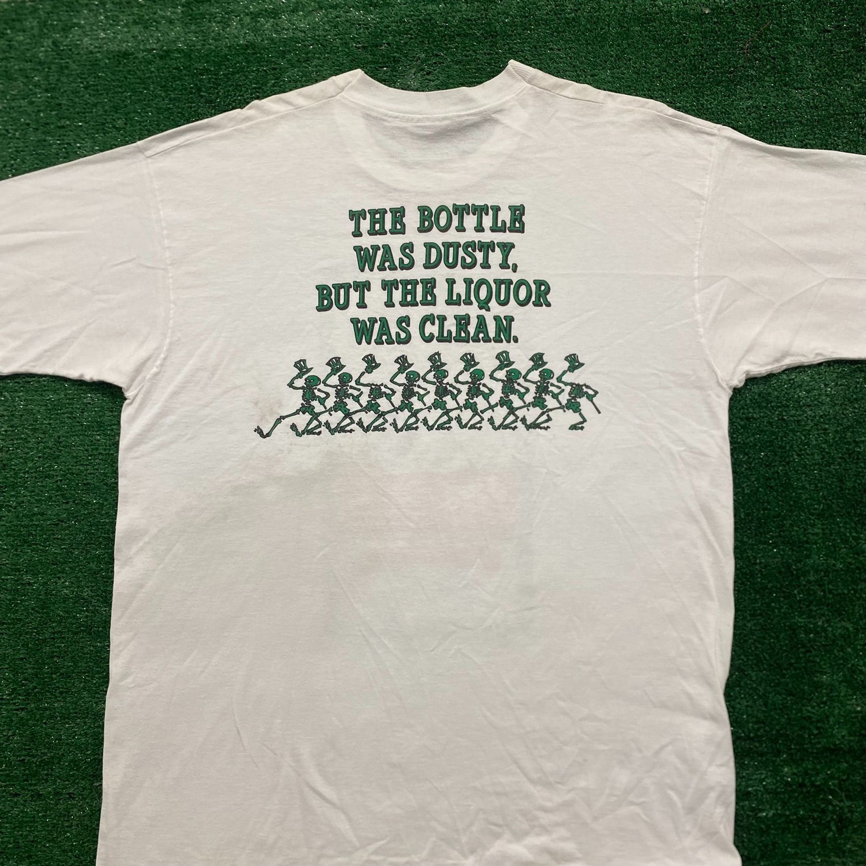 Grateful Dead Vintage 90s Jerry Garcia Jagermeister Single Stitch Band Tee Size US XL / EU 56 / 4 - 7 Thumbnail