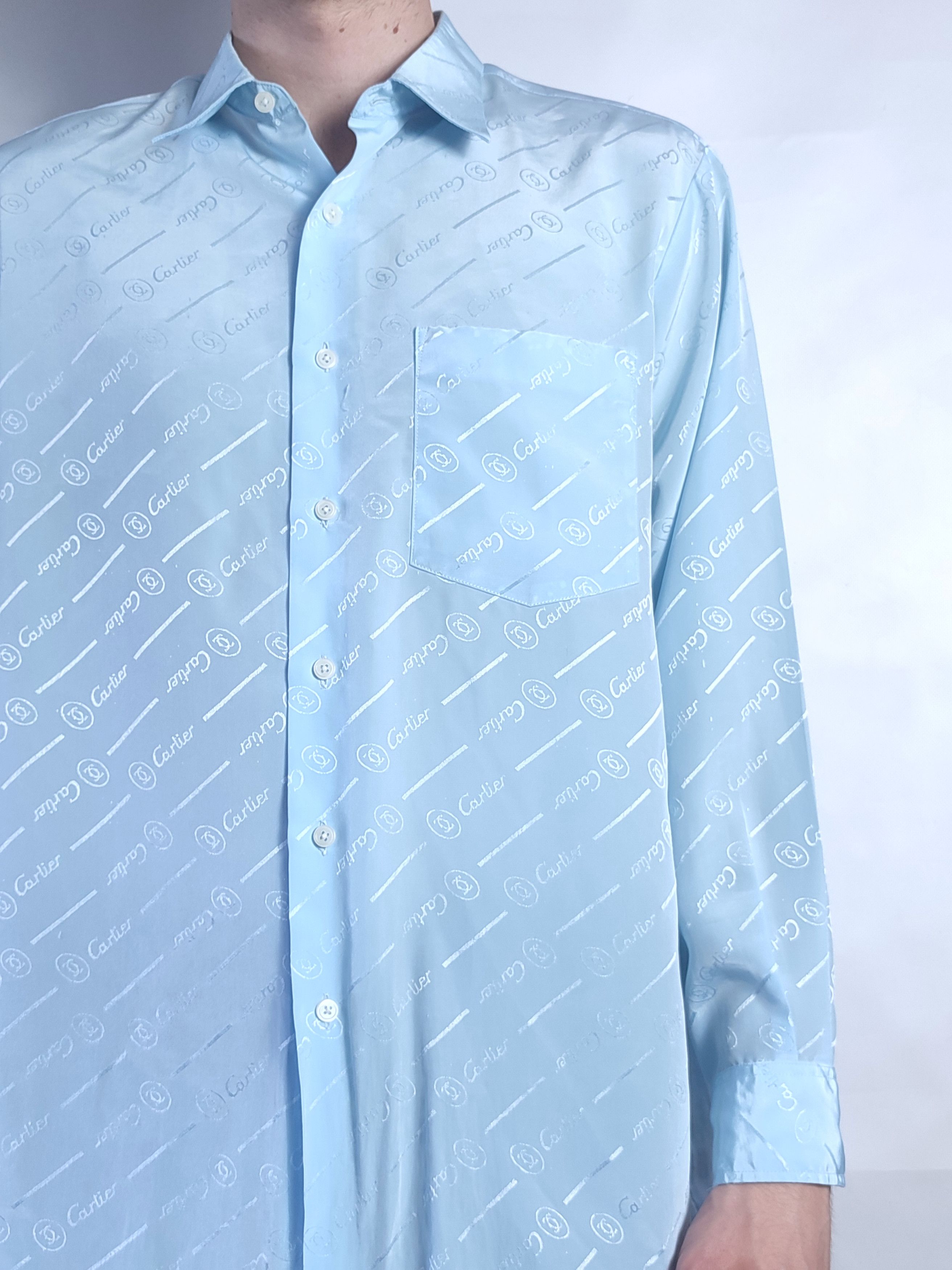 Cartier Vintage Monogram Cartier Shirt Size US L / EU 52-54 / 3 - 1 Thumbnail