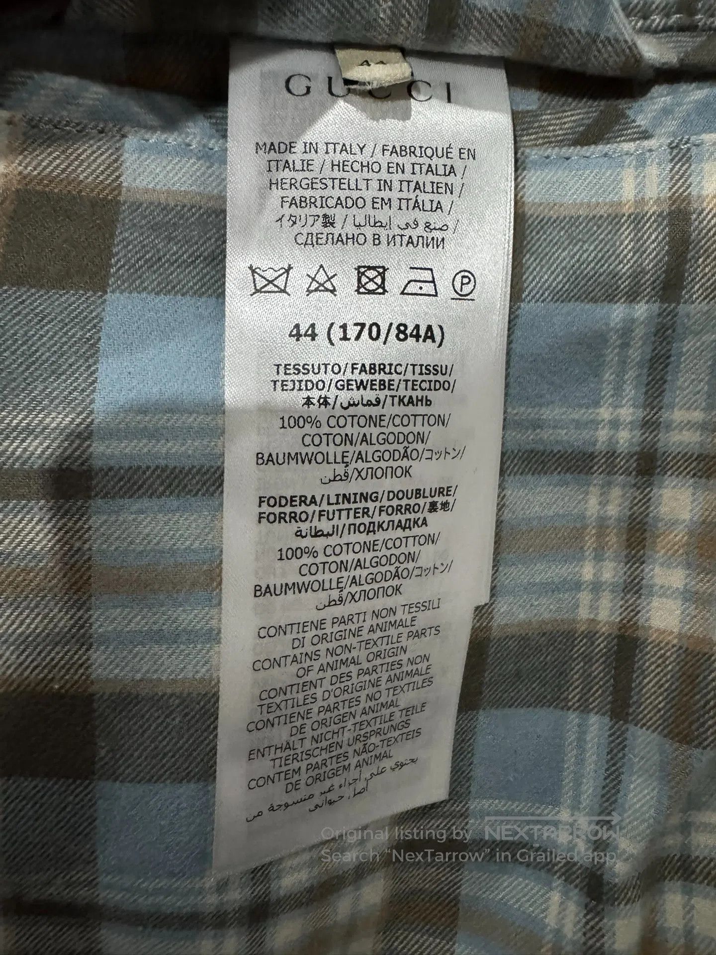 Gucci Guicci Printed Denim Jacket| Size US S / EU 44-46 / 1 - 9 Thumbnail