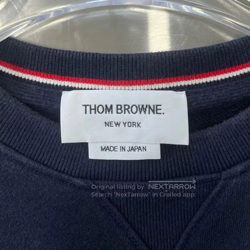 Thom Browne Thom Browne Blue Cotton Women's Sweatshirt . Size XS / US 0-2 / IT 36-38 - 3 Thumbnail