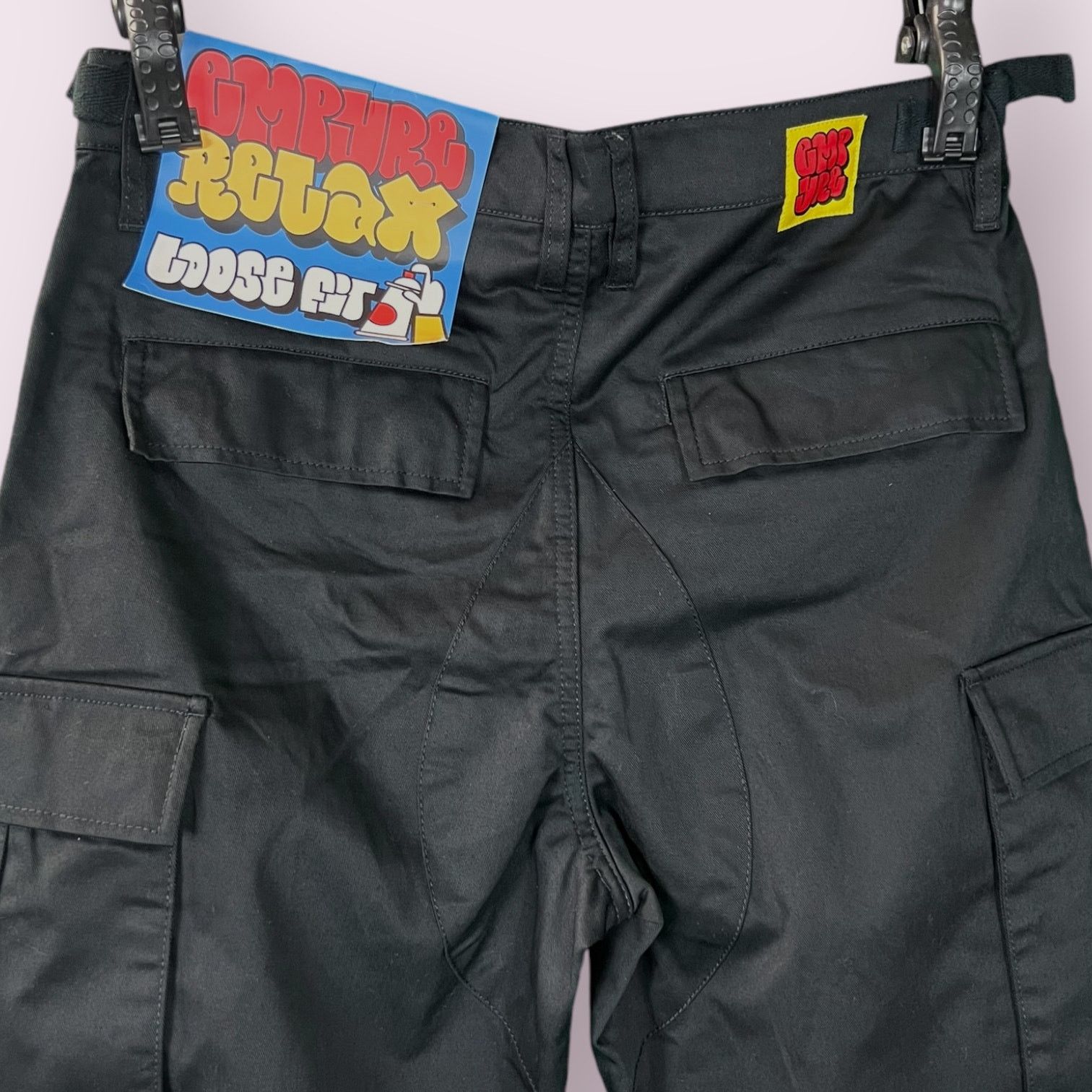 Empyre Men's Empyre Relax Loose Fit Sk8 Cargo Pants Black New 28 Size US 28 / EU 44 - 8 Thumbnail