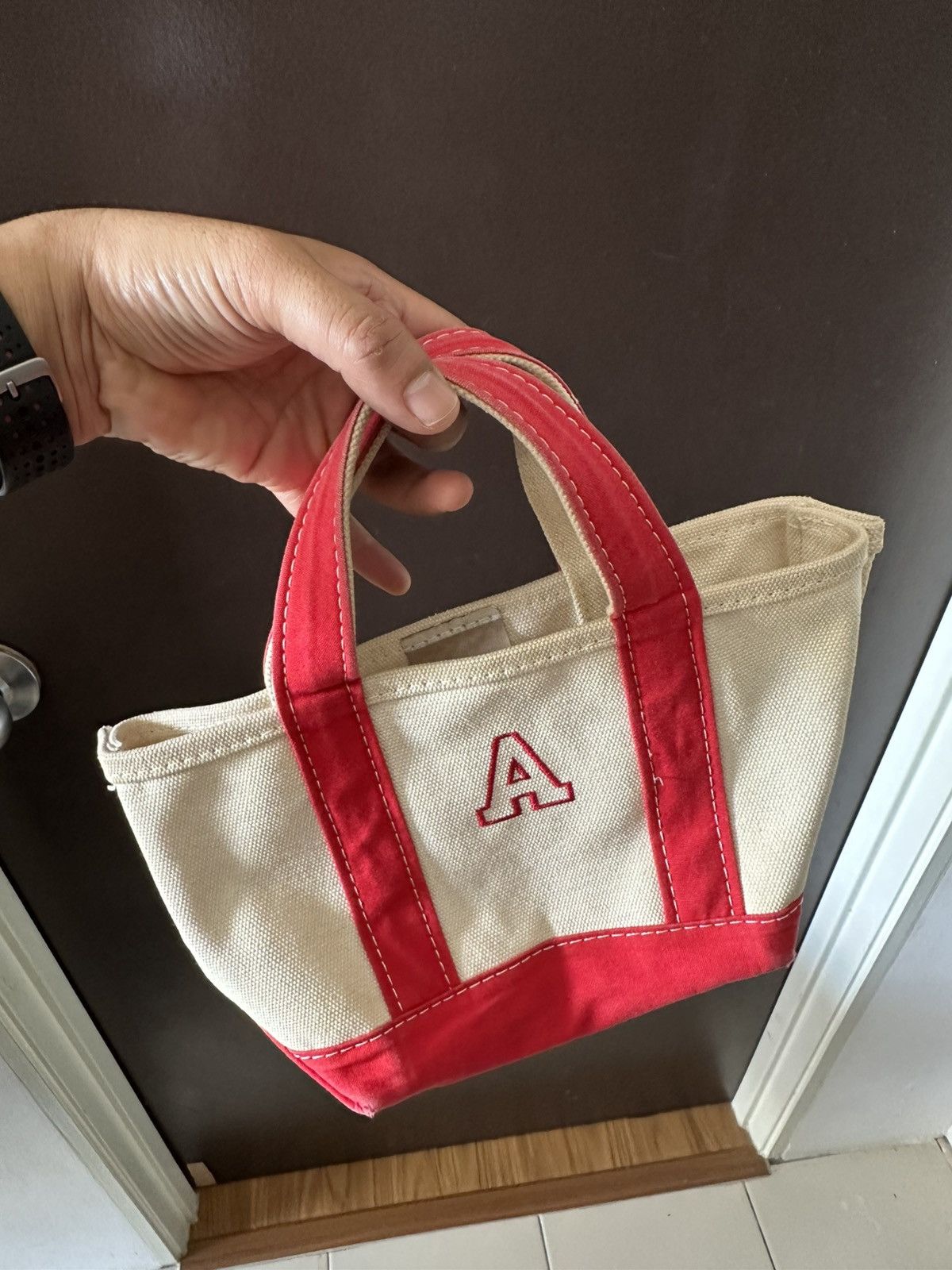 L.L. Bean × Vintage Vintage 80s LL Bean Mini Boat and Tote Bag Size ONE SIZE - 12 Thumbnail