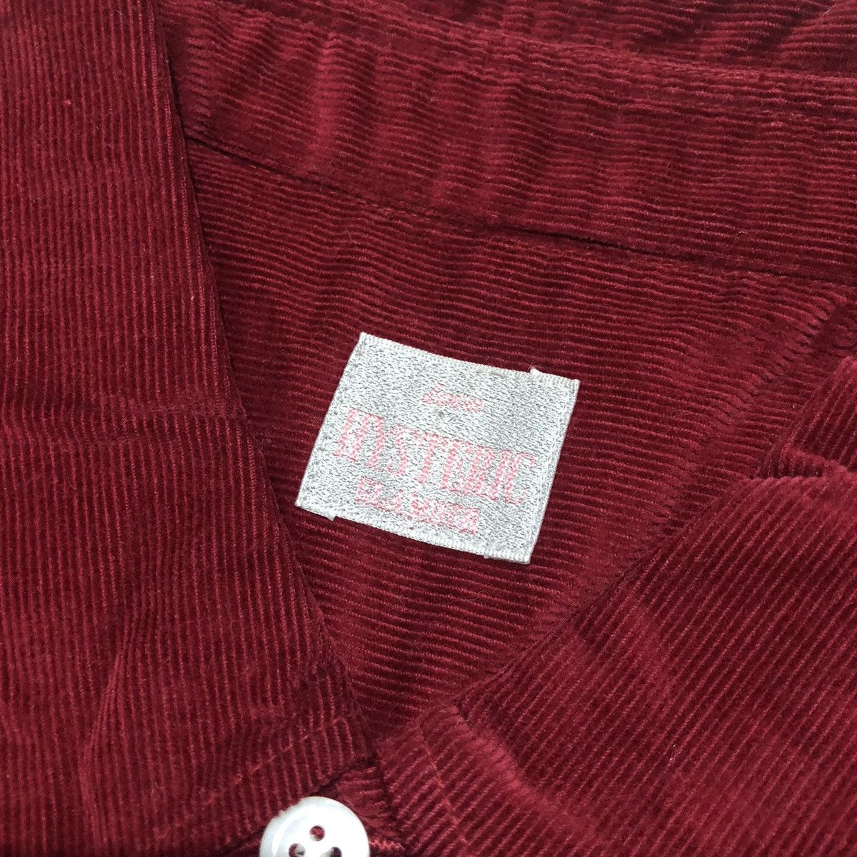 Hysteric Glamour × Japanese Brand Hysteric glamour Love embroidery logo pocket coduroy Size US M / EU 48-50 / 2 - 2 Thumbnail