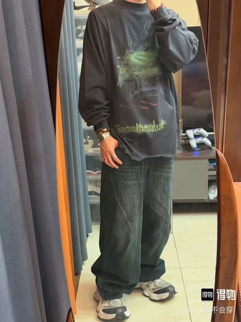 Balenciaga Balenciaga Crayon graffiti black do old damage Phantom pri Size US L / EU 52-54 / 3 - 5 Thumbnail