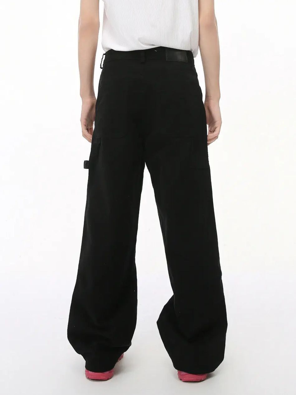 Japanese Brand Retro loose wide leg graffiti jeans Size US 32 / EU 48 - 5 Thumbnail