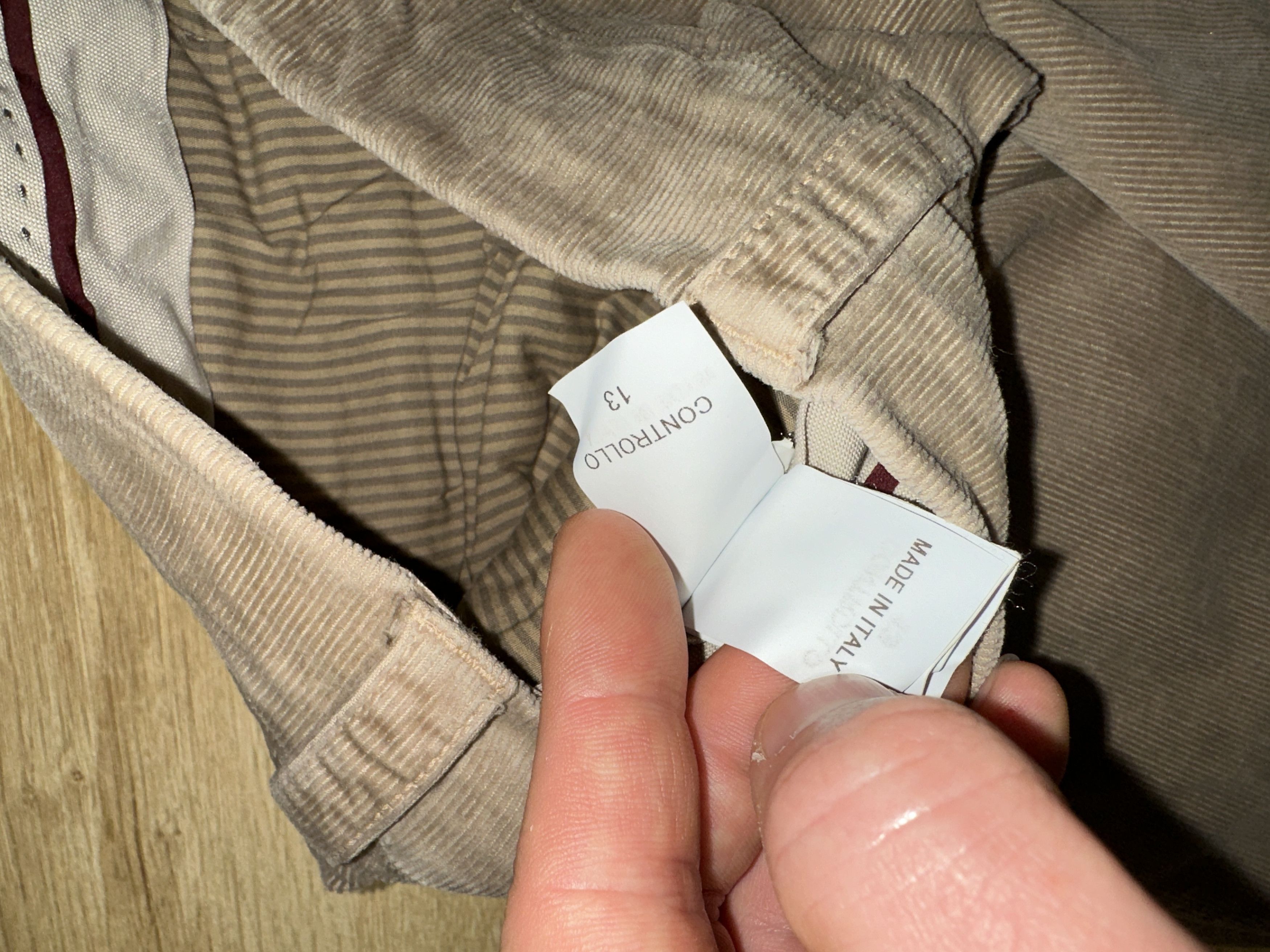 Brunello Cucinelli Brunello Cucinelli Corduroy Traditional Fit Pants Size 48 Size US 32 / EU 48 - 15 Thumbnail