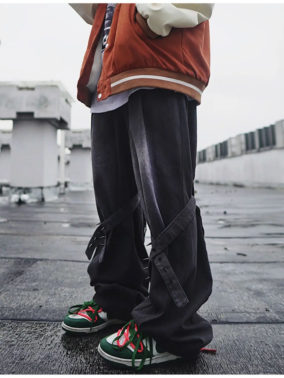 Japanese Brand × Vintage Vintage Hip Hop Denim Trousers Male Oversize Flare Pants Size US 32 / EU 48 - 3 Thumbnail